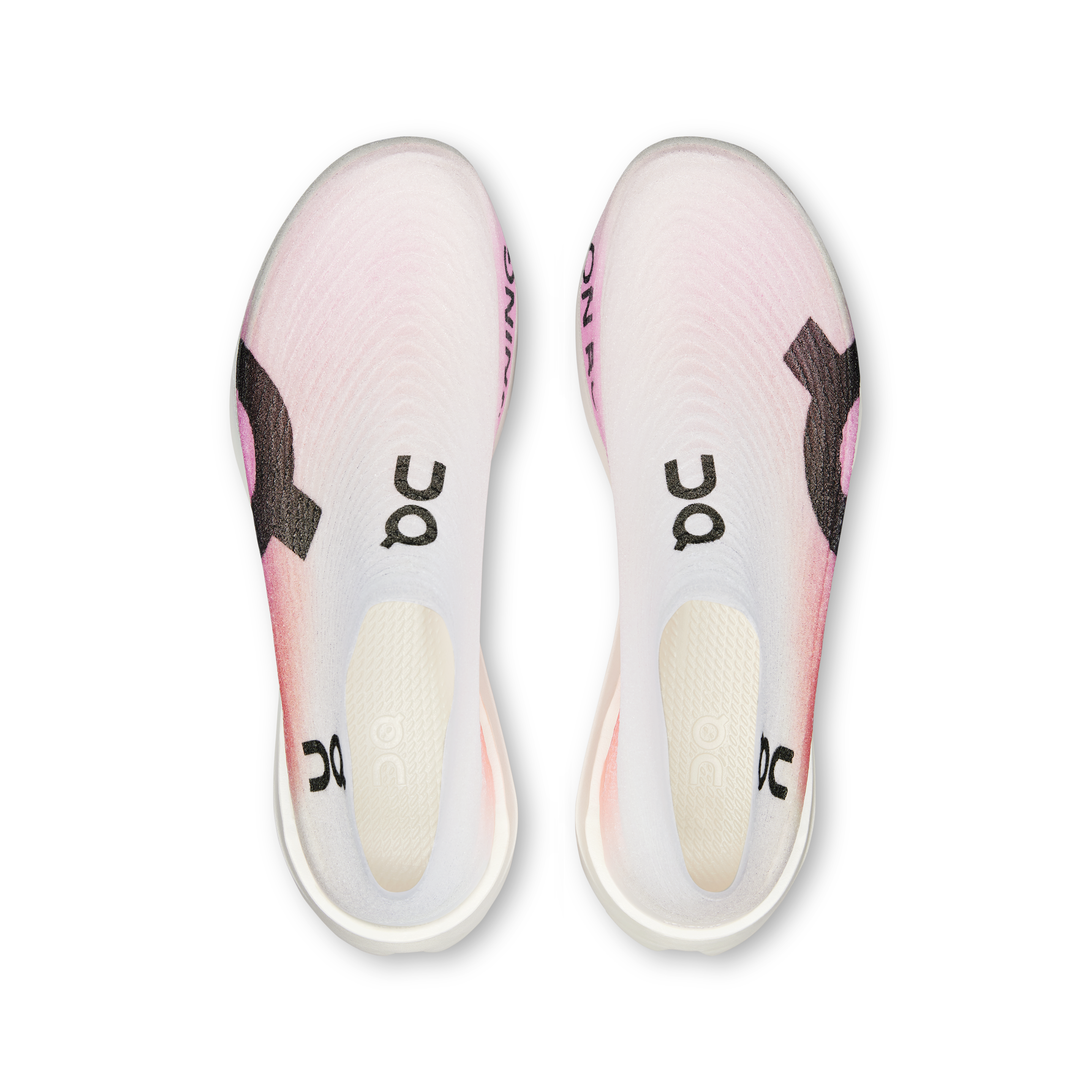 On Cloudboom Strike LS White & Raspberry Unisexe Running sur route Chaussures