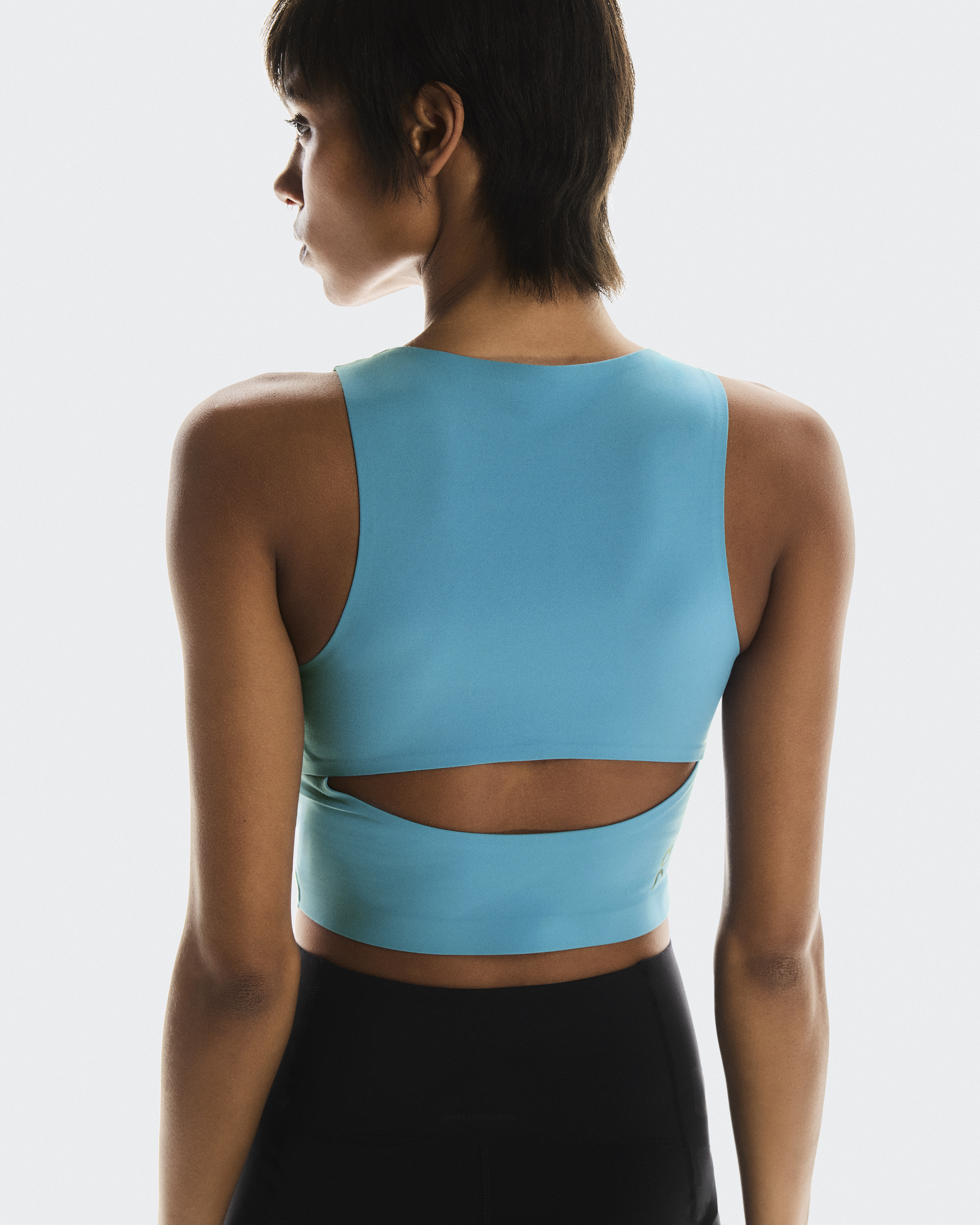 Women's Studio Open Back Crop | Blue | On United States