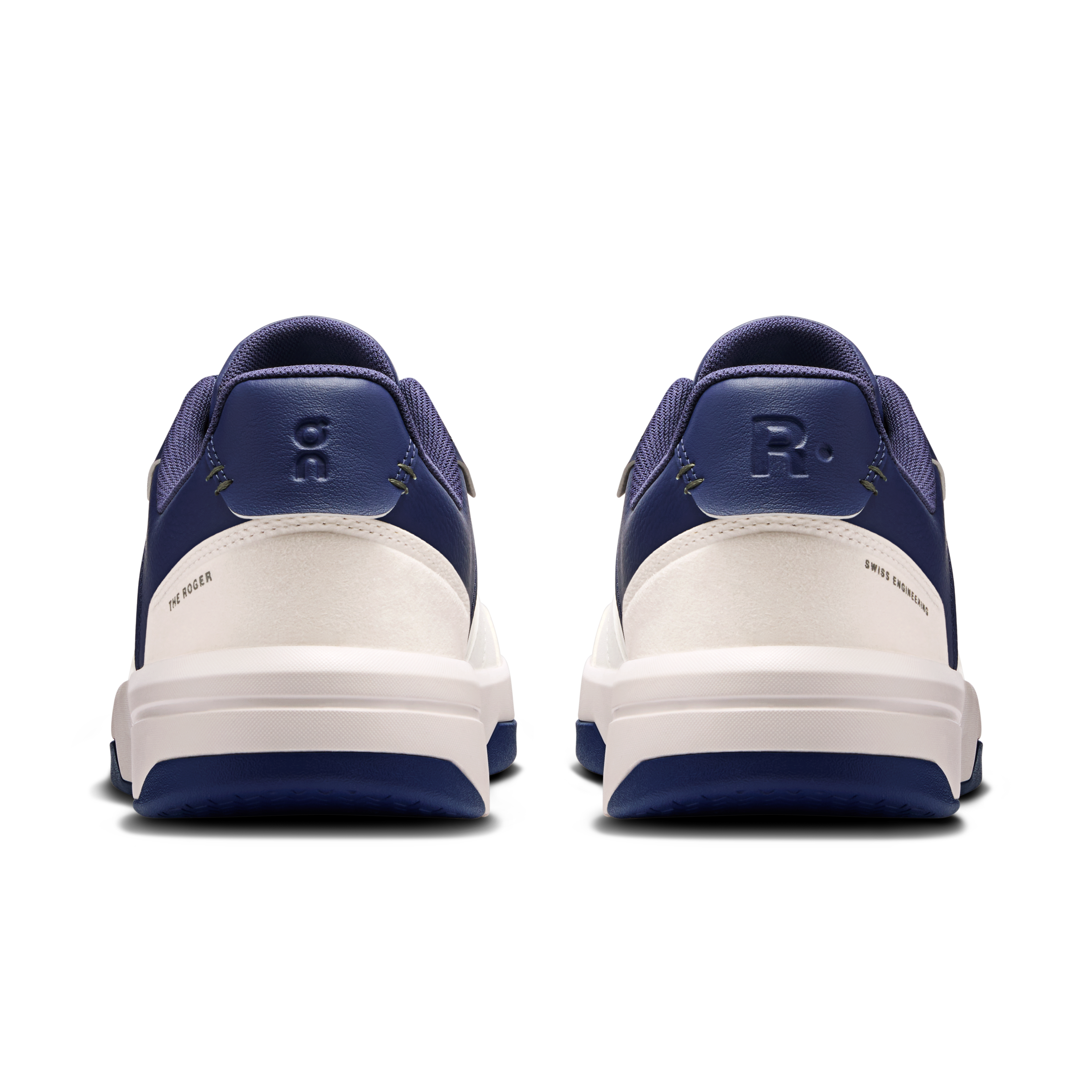 On THE ROGER Clubhouse White & Acai Men Tennis Shoes