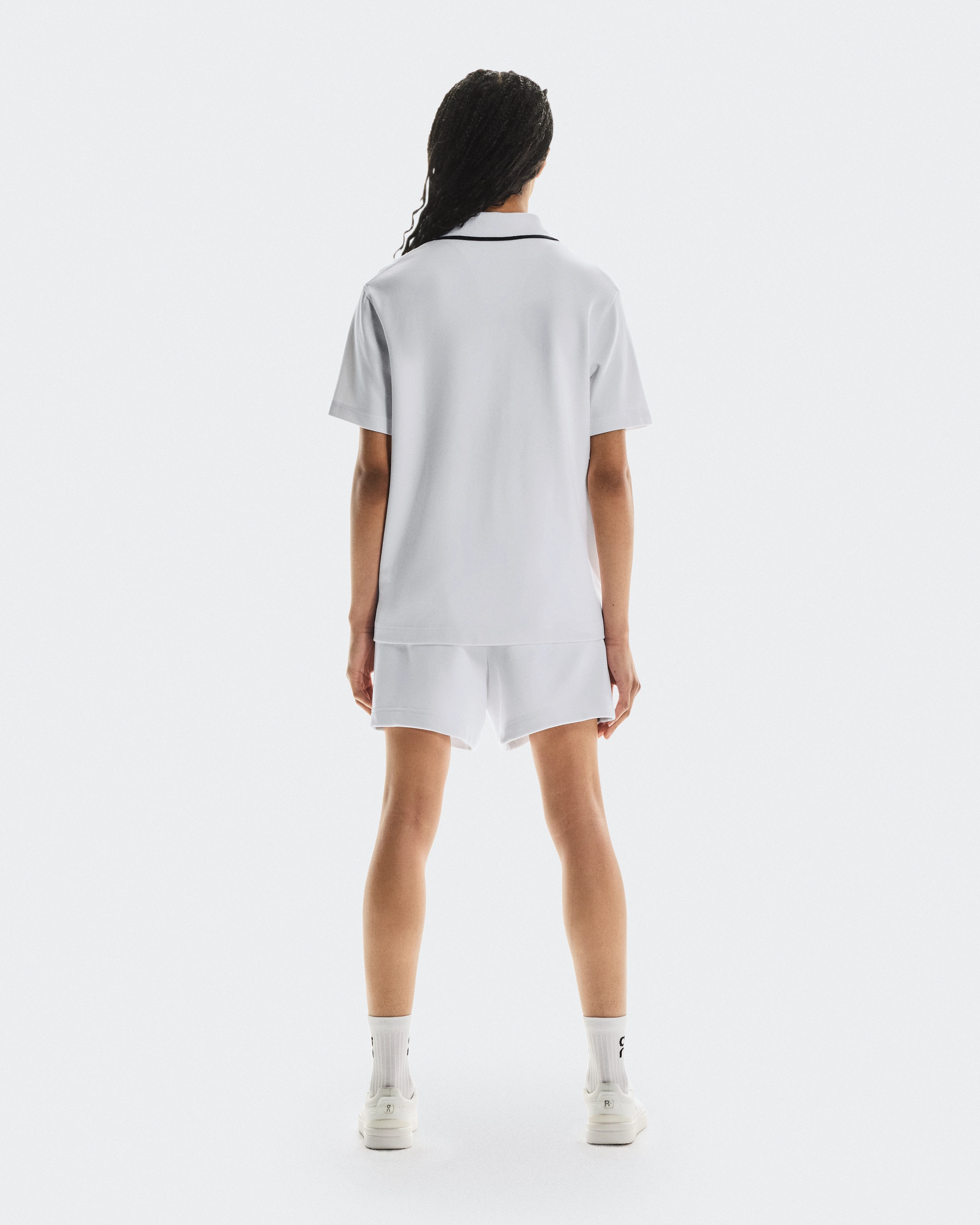 On Courtside Polo White Women Tops and t-shirts