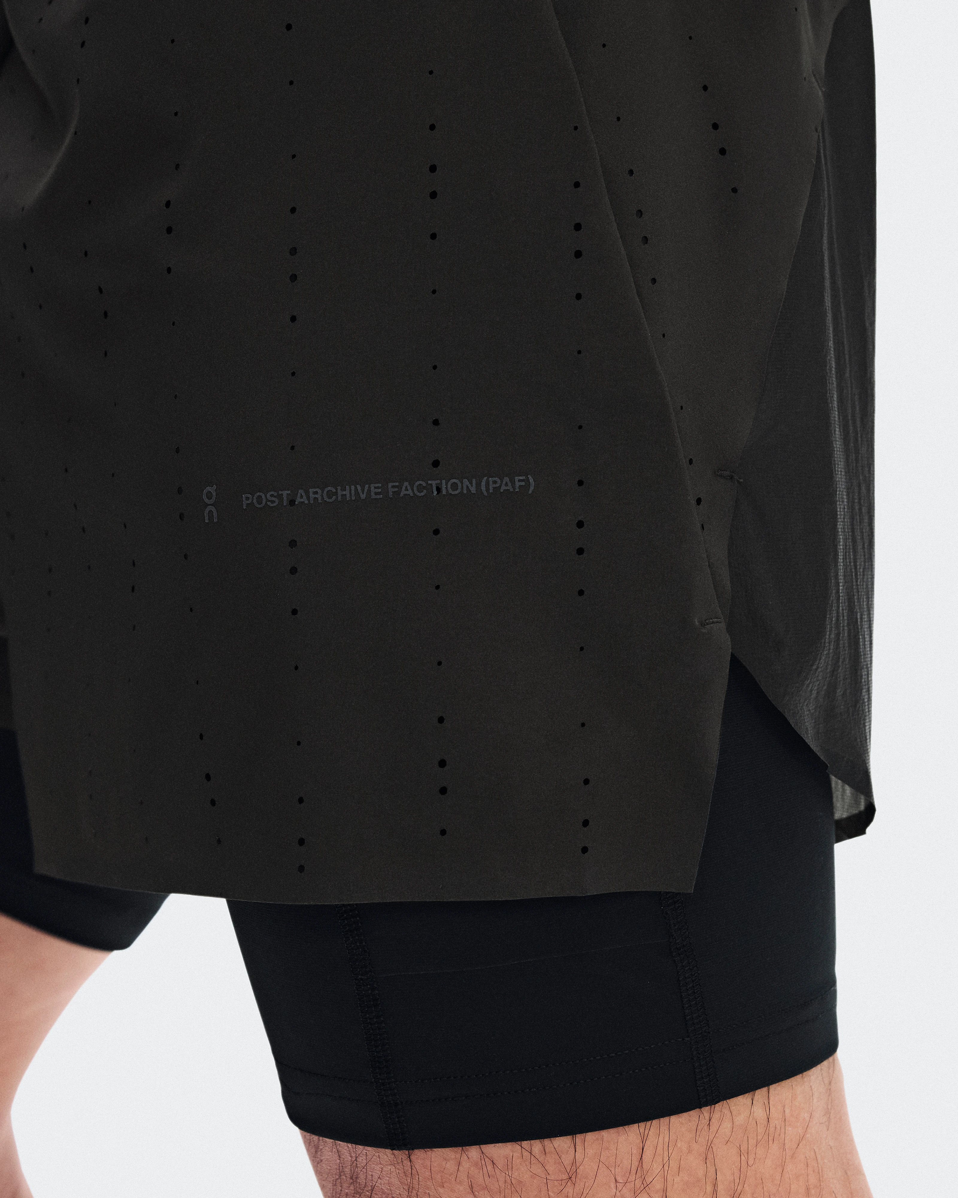 On Zero 2-in-1 Shorts PAF Molasses & Black Men Shorts