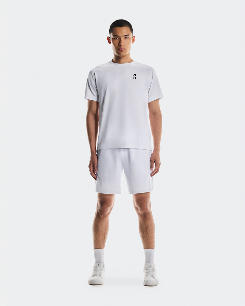 On Men's Courtside-T Short-Sleeve Shirt in White, Size: XXL, Polyester