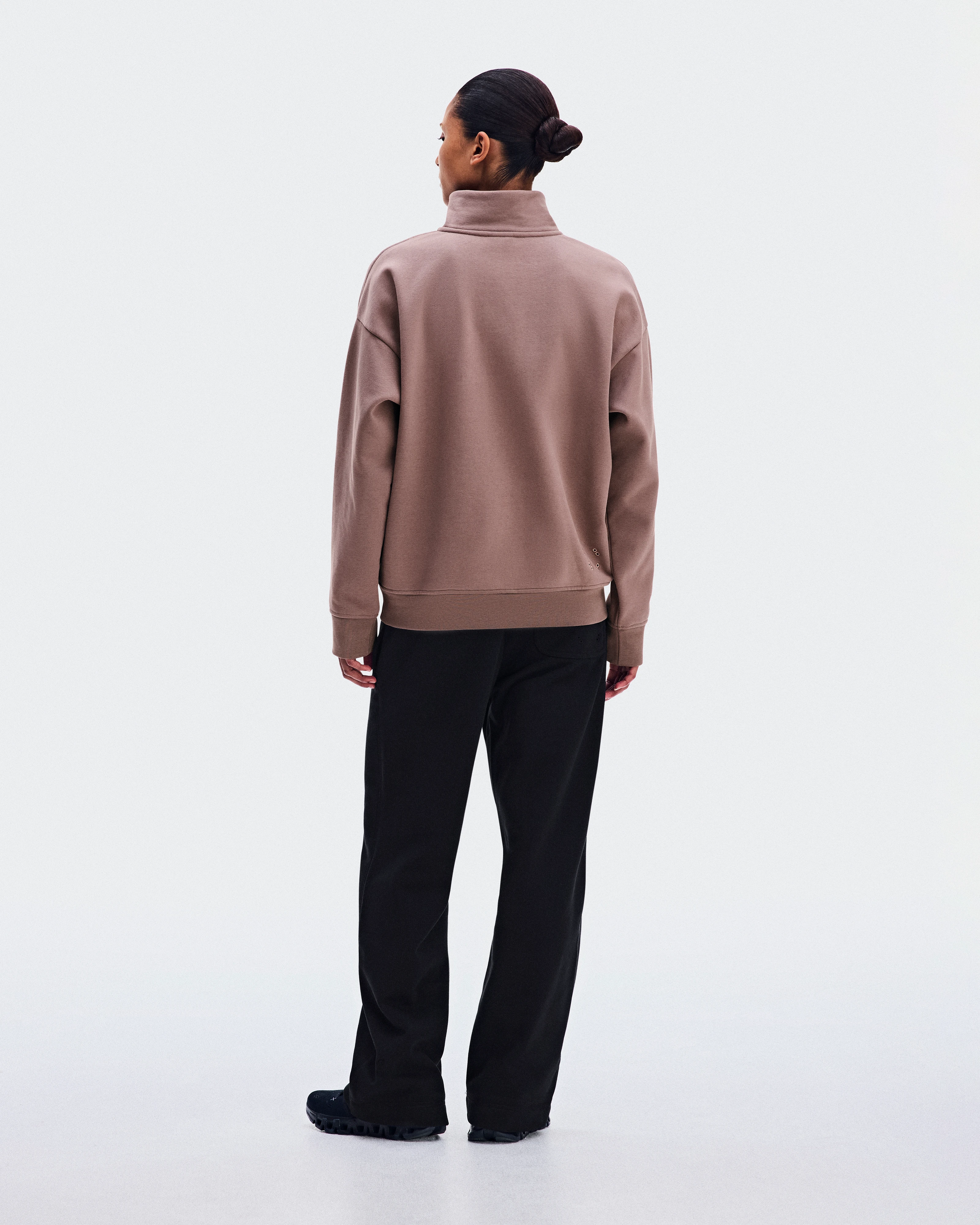 On Club Collective 1/4 Zip Clove Women – All-day comfort Hoodies and sweatshirts
