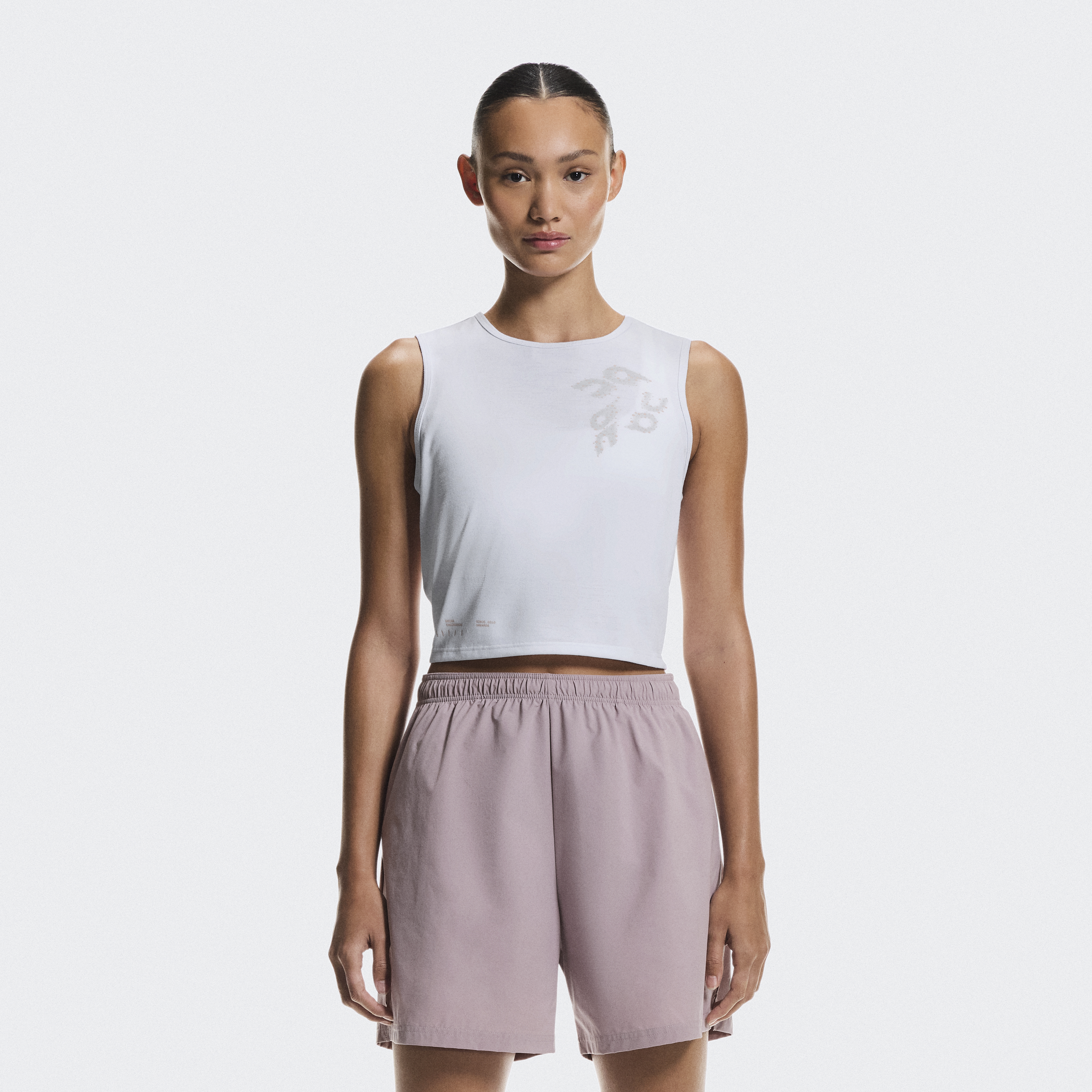 Run Tank Top in White