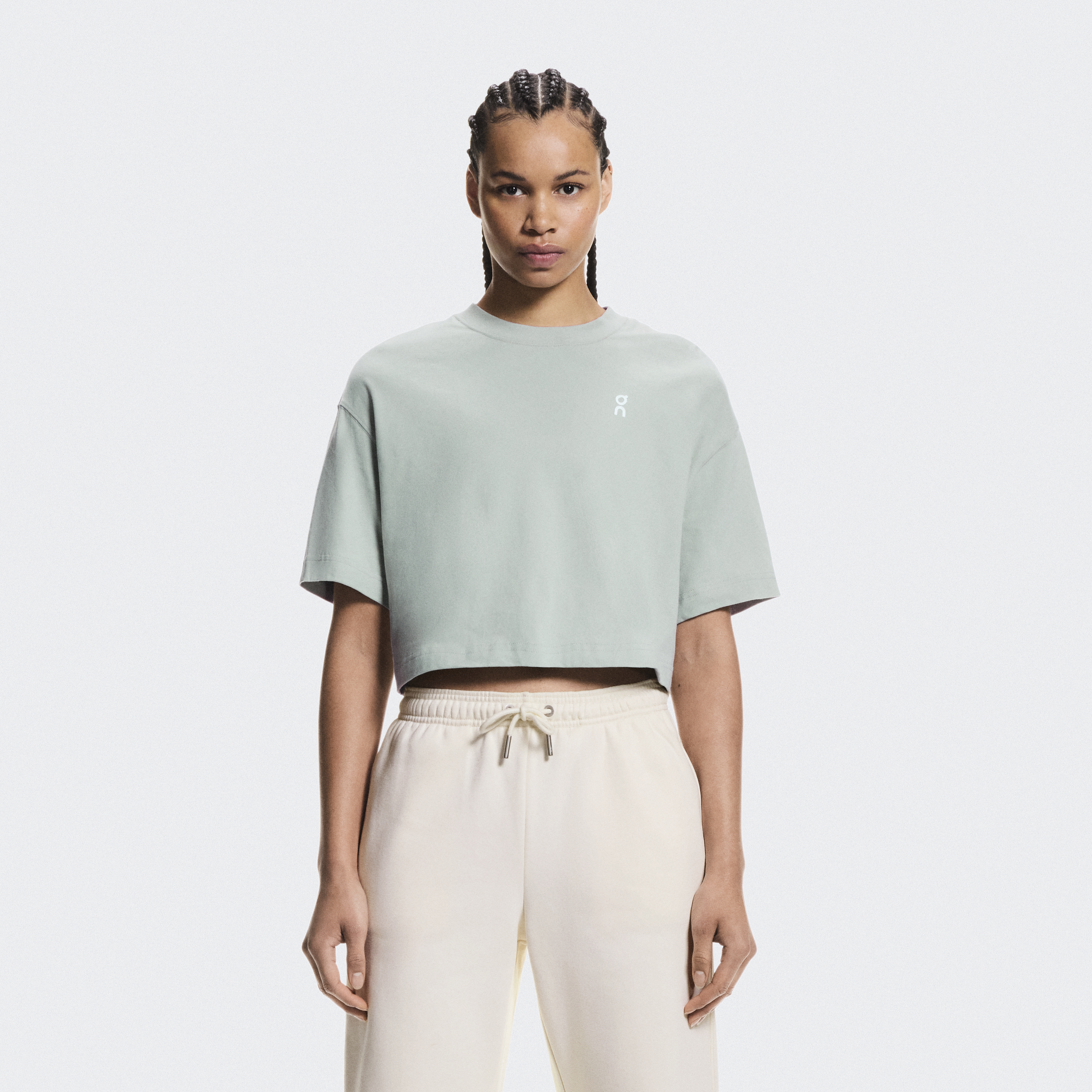Club Boxy-T Shirt in Mineral