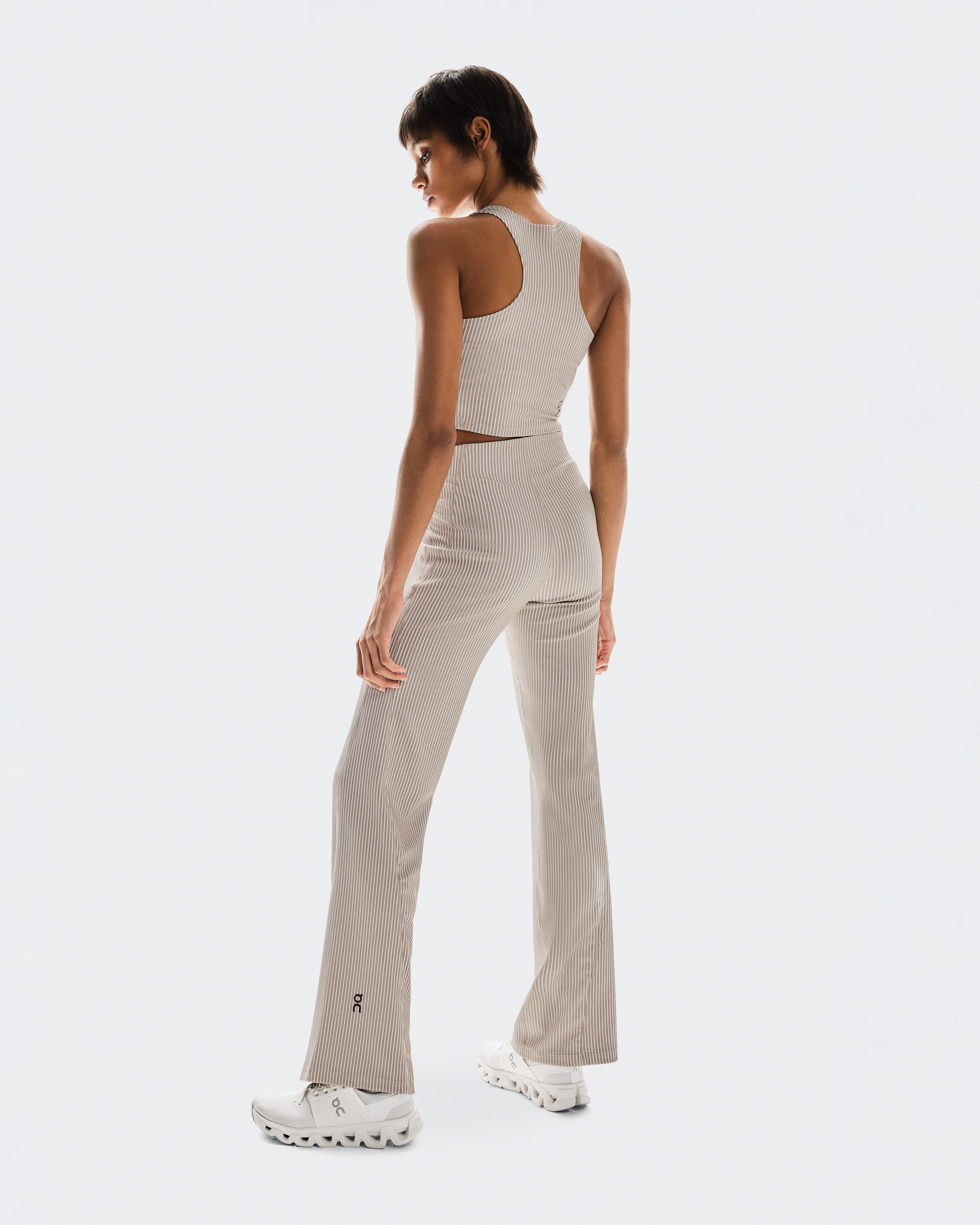 All-Day Ribbed PantsWomen / Desert | White / L