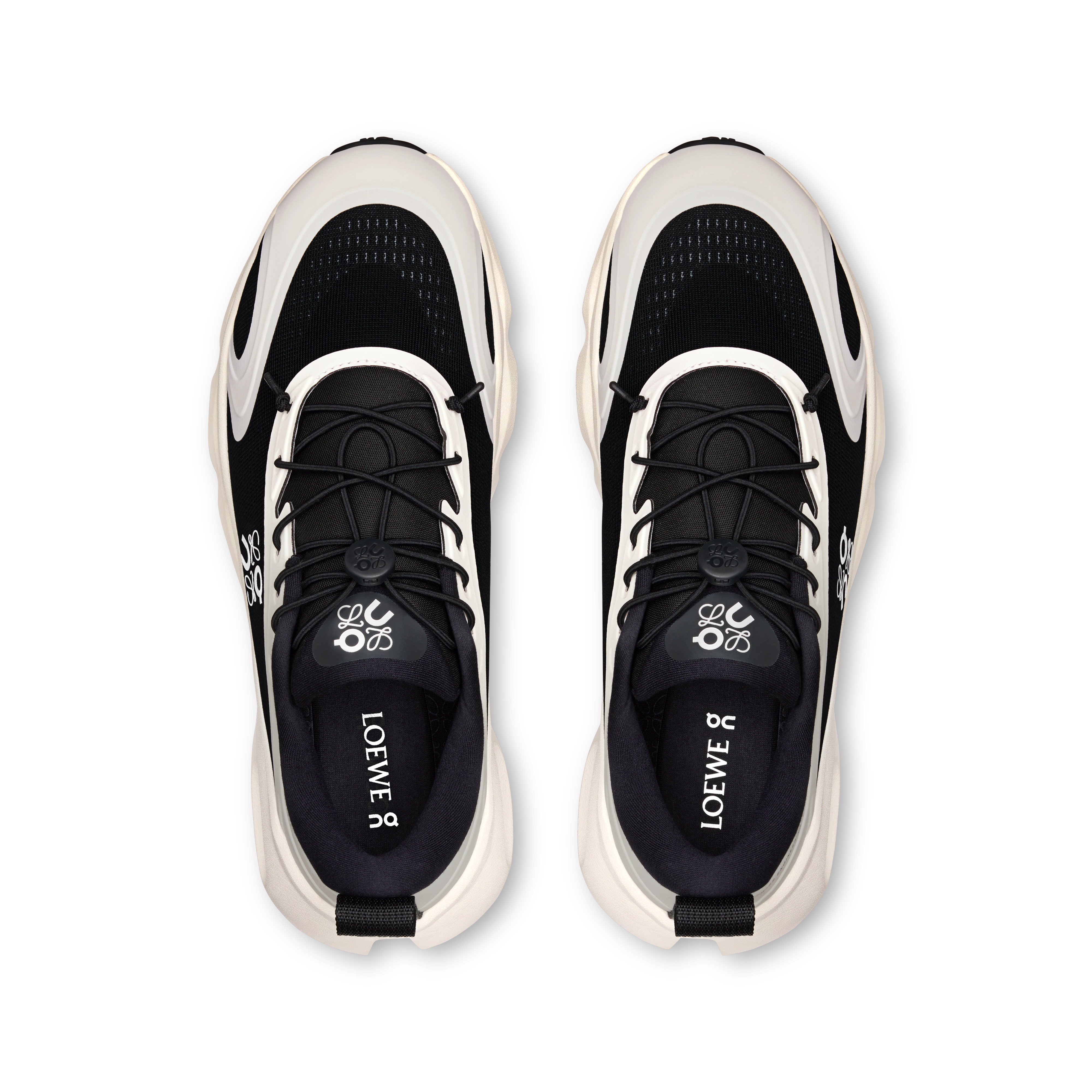 On Cloudsolo LOEWE Black & Eggshell Women Active life Shoes