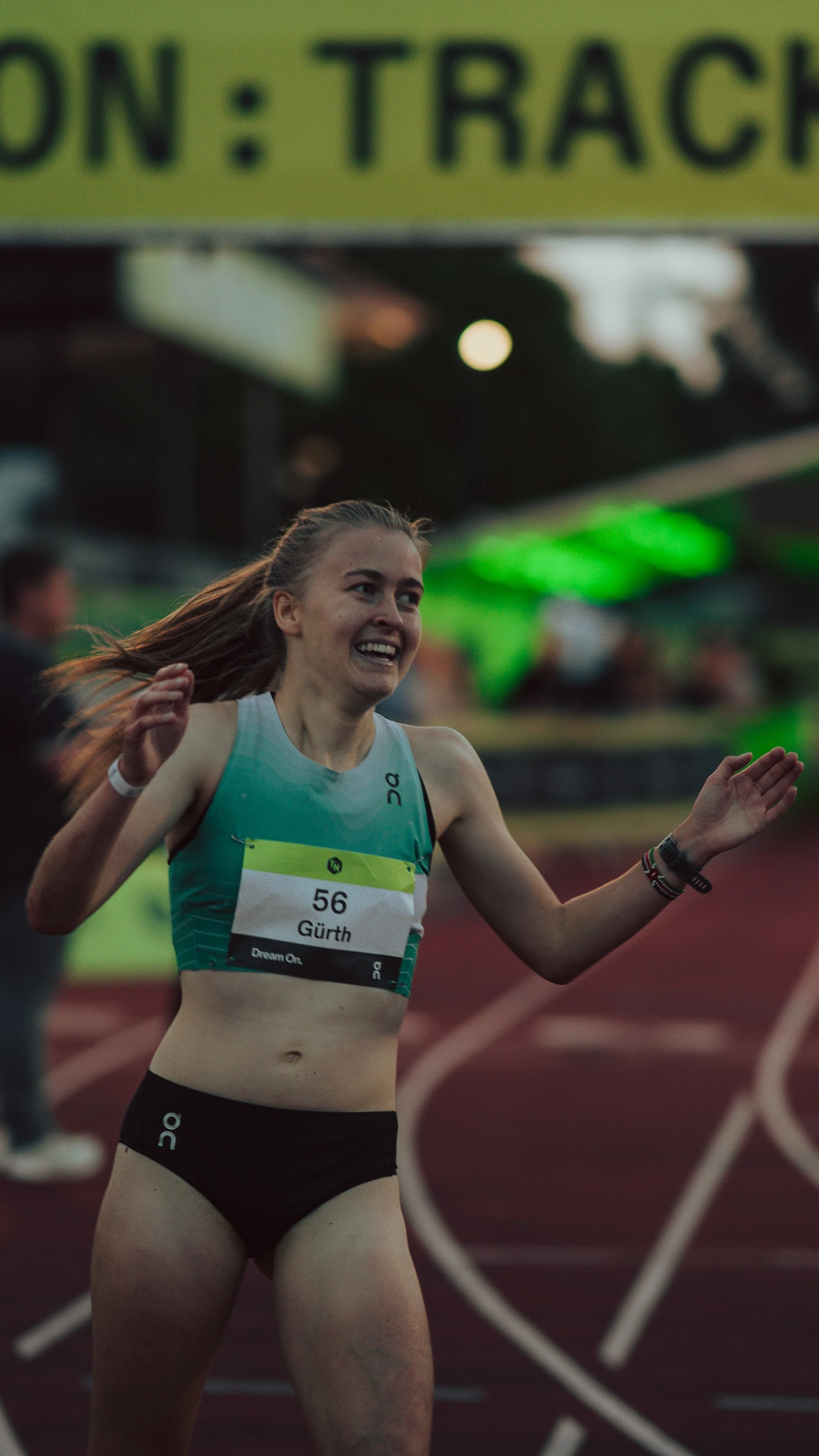 Who is German steeplechaser and On athlete Olivia Gürth?