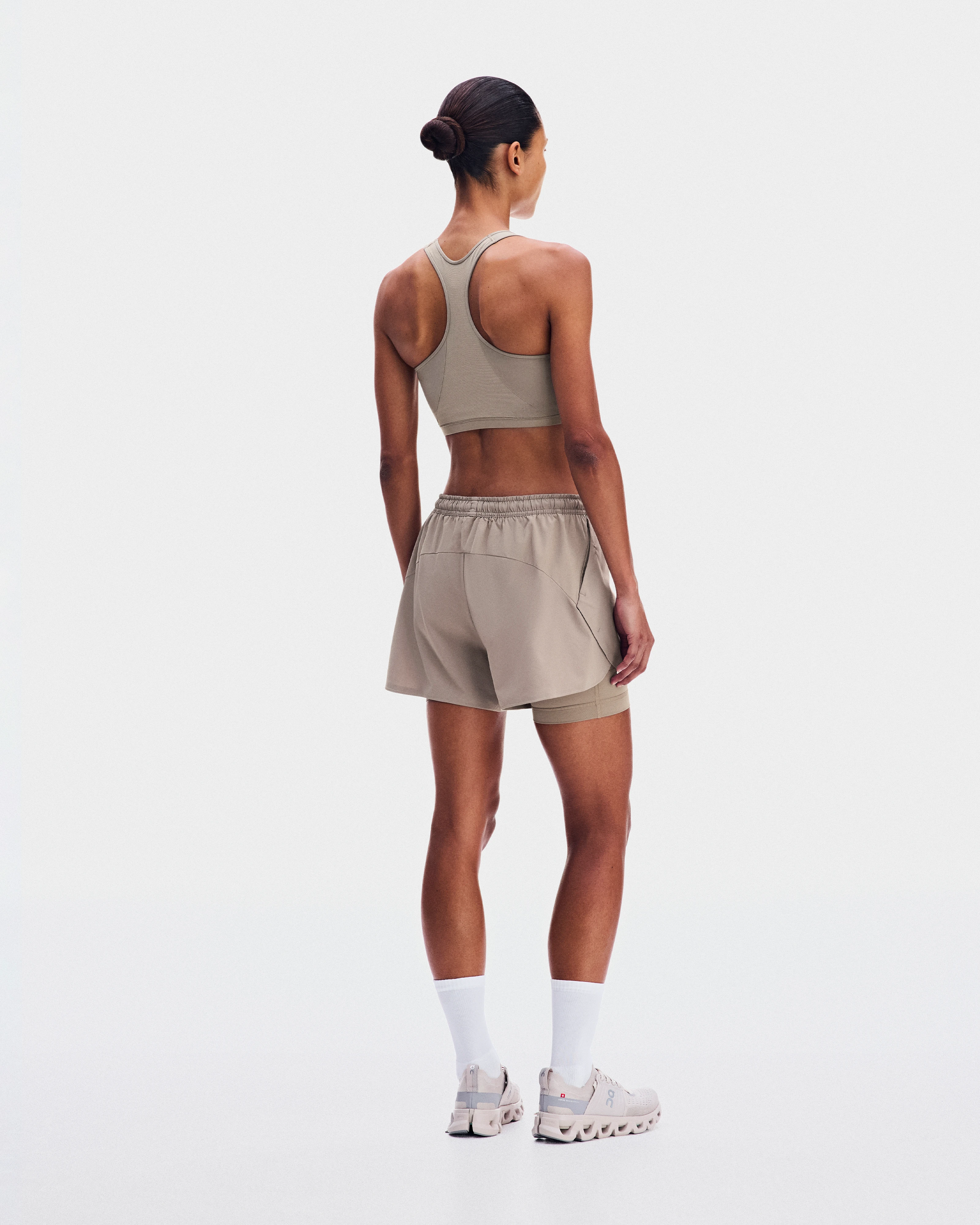 On Train 2-in-1 Shorts Clay Women – High-intensity training Shorts