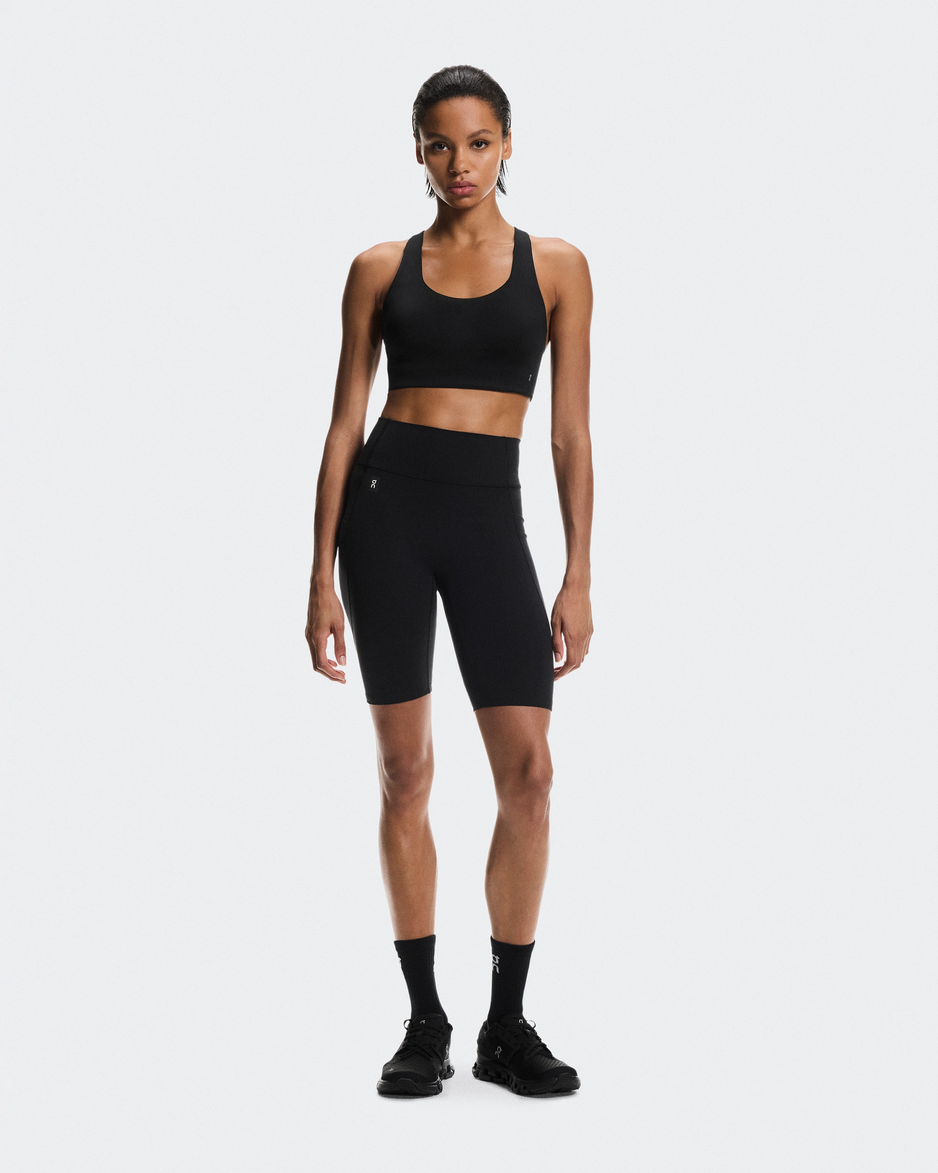 On Studio Tights Short Black Women Tights