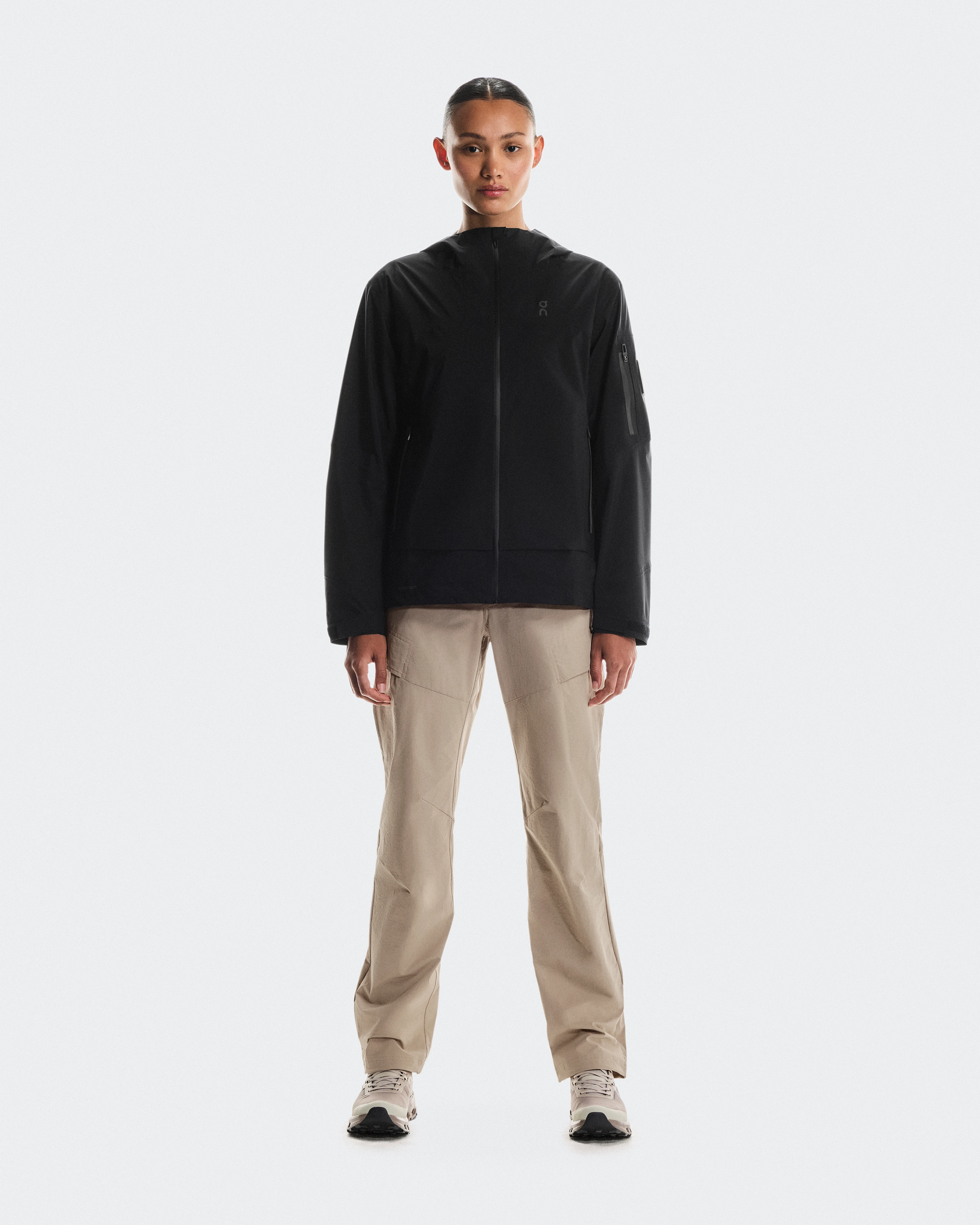 On Trek Jacket Black Women Jackets