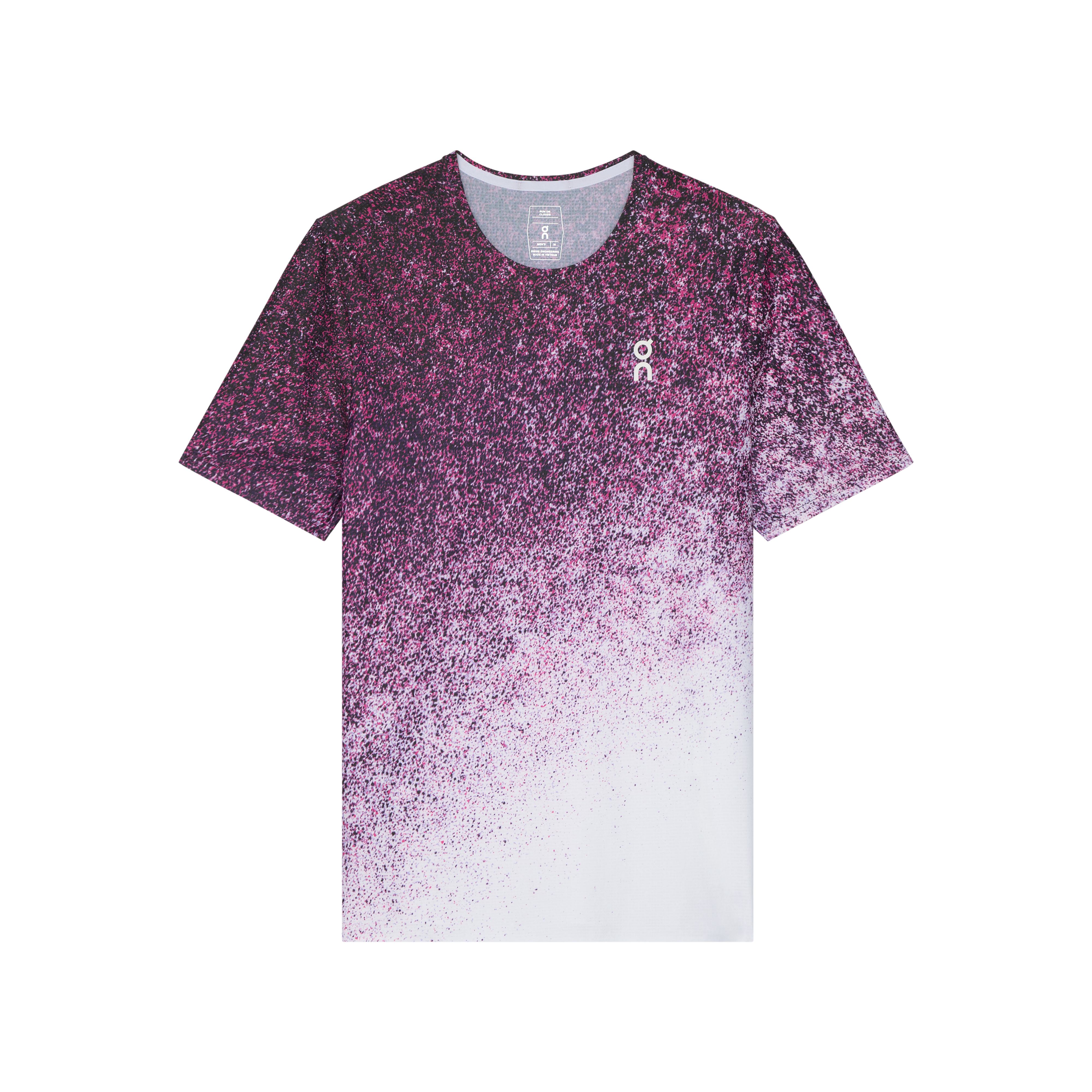 Court-T Fade Short-Sleeve Shirt in Nebula/White