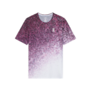 Court-T Fade Short-Sleeve Shirt in Nebula/White