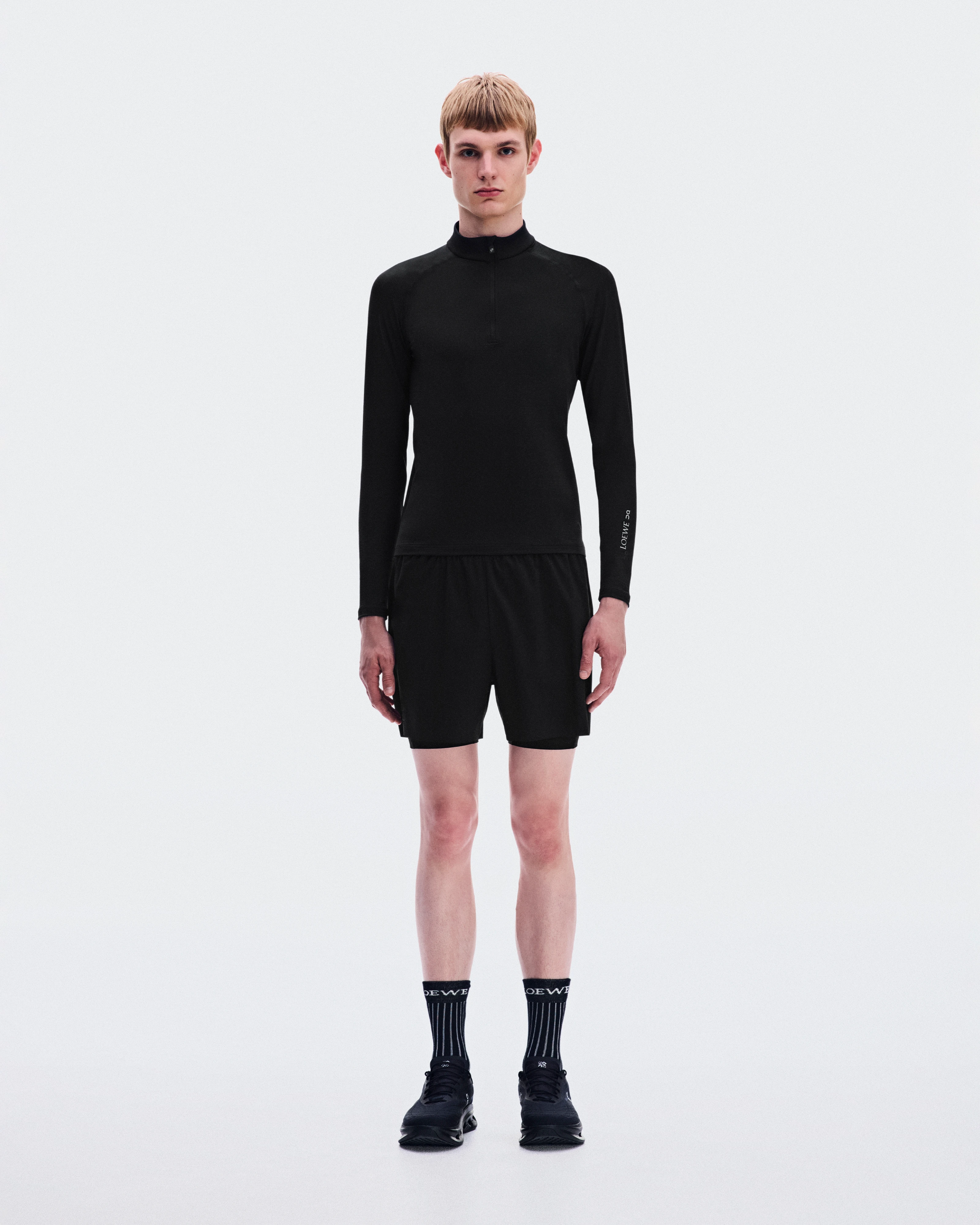 On Shorts LOEWE Black Men Shorts