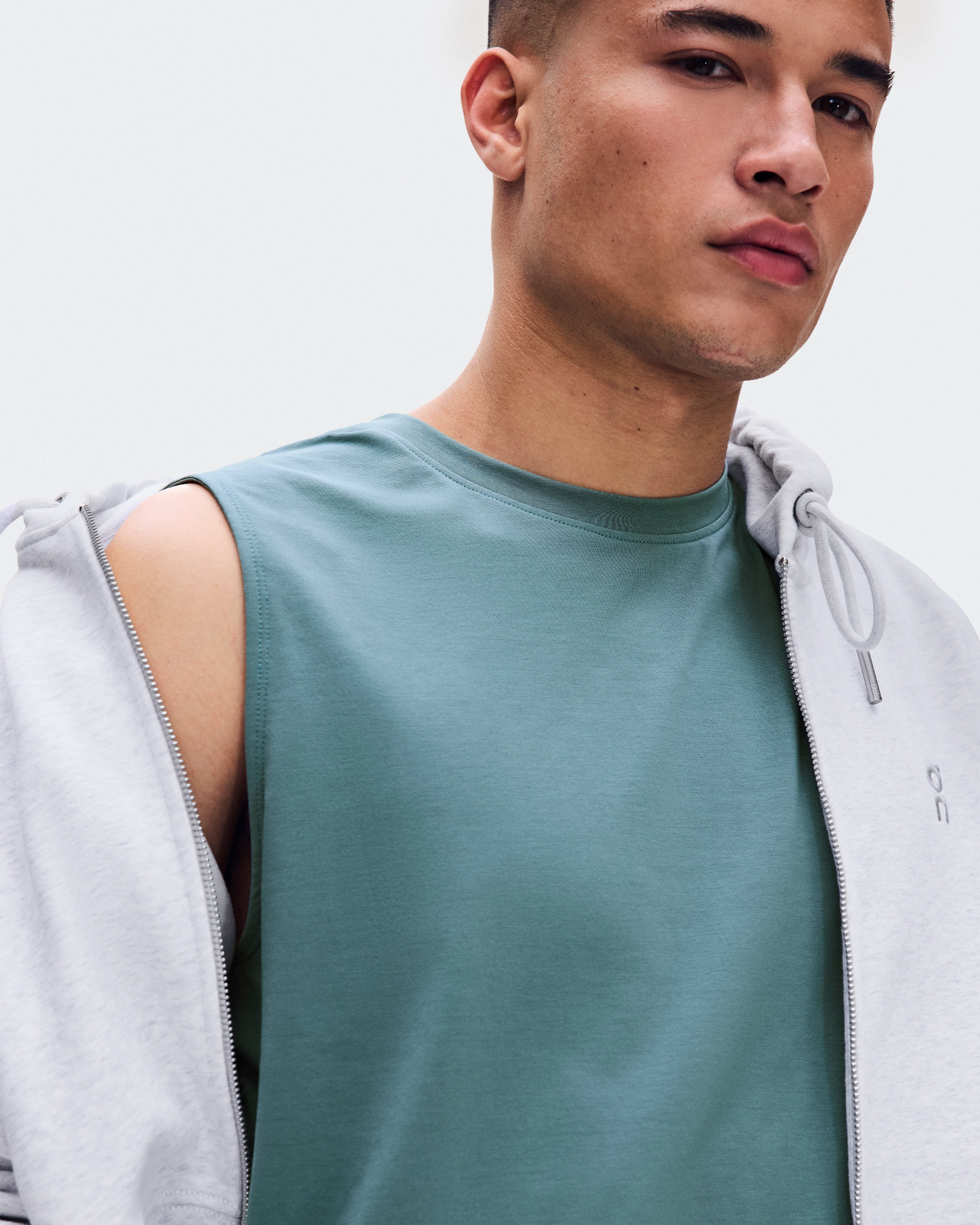 On Focus Tank Agave Men Tops and t-shirts