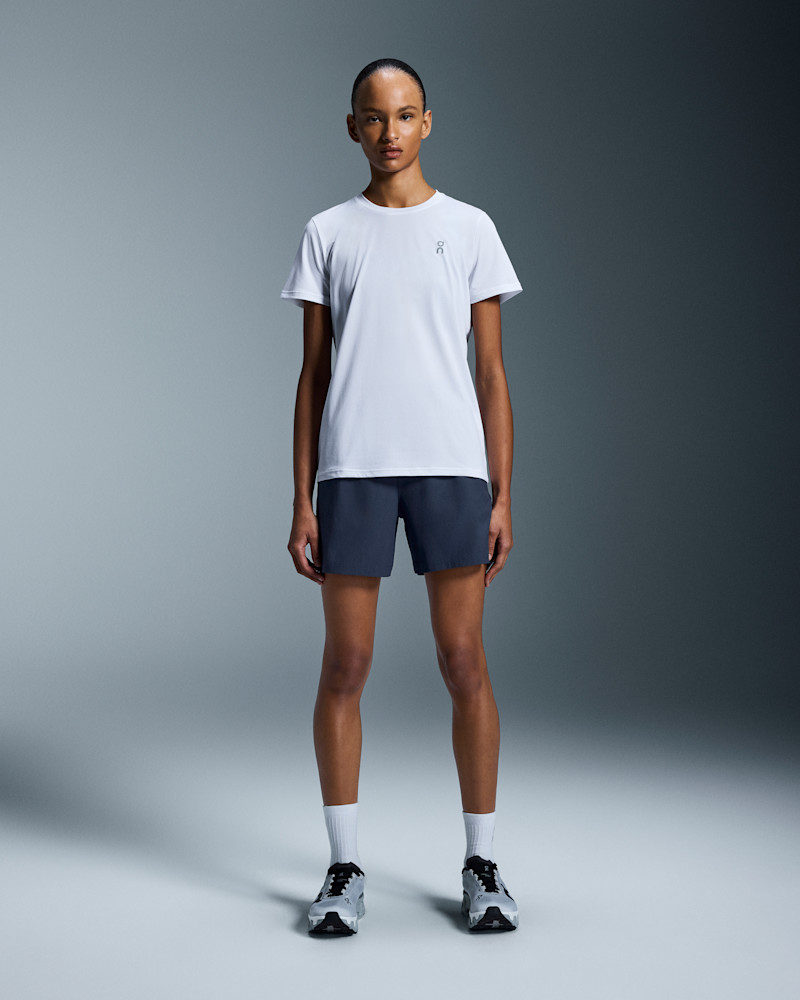 On Women's Core-T Short-Sleeve Shirt in White, Size: XXL, Polyester