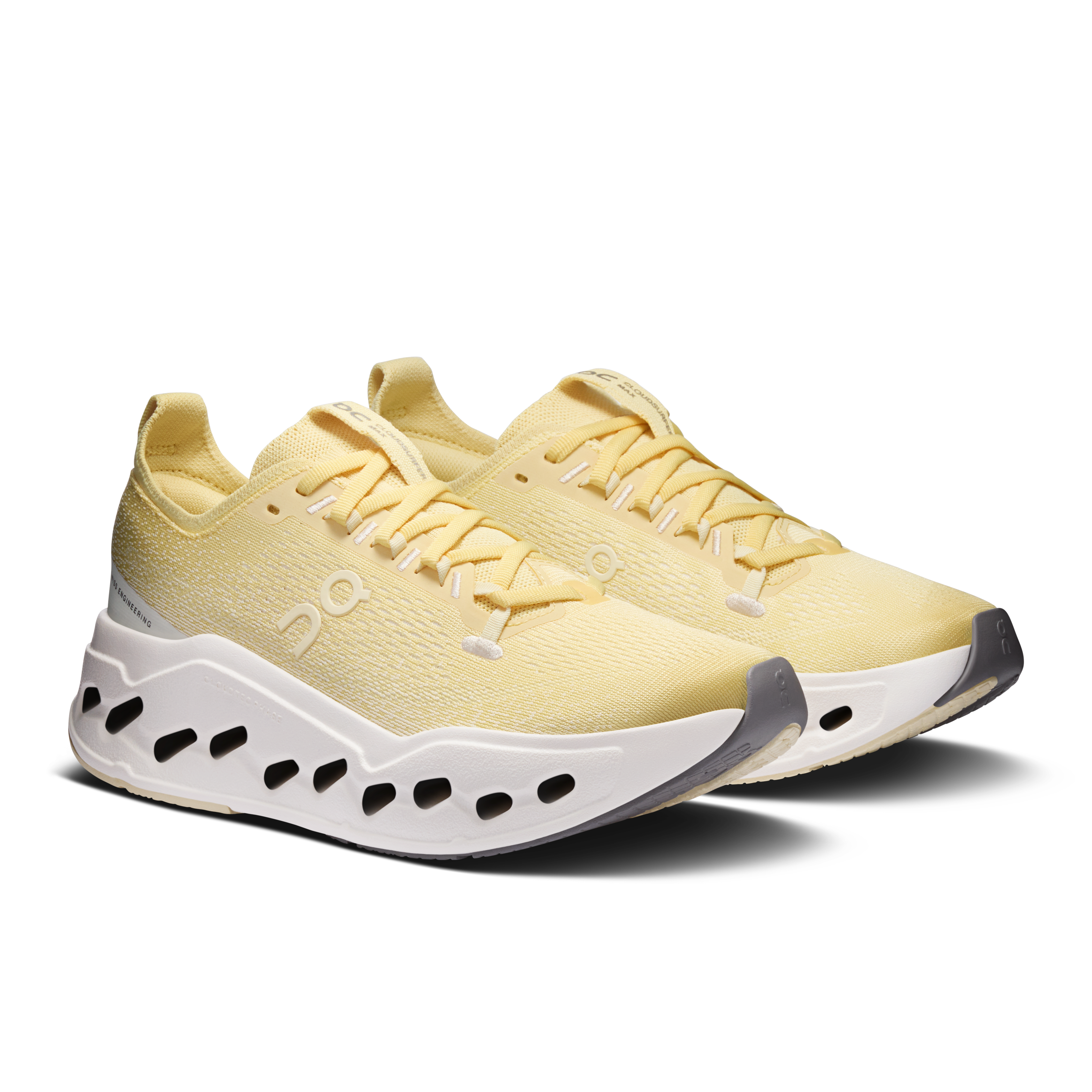 On Cloudsurfer Max Dijon & Ivory Femme Running sur route Chaussures