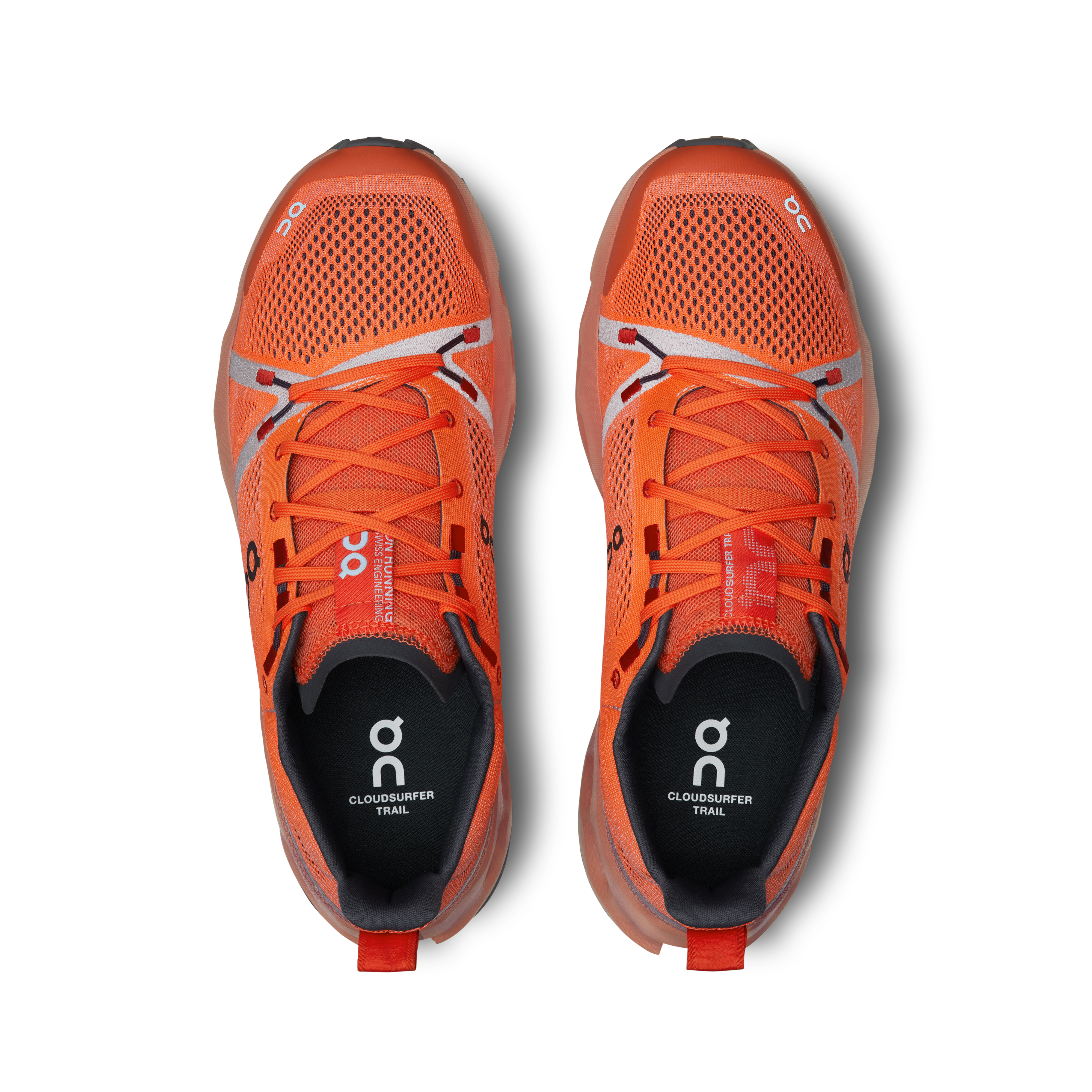 On Cloudsurfer Trail Flame & Dustrose Hombre Trail running Calzado