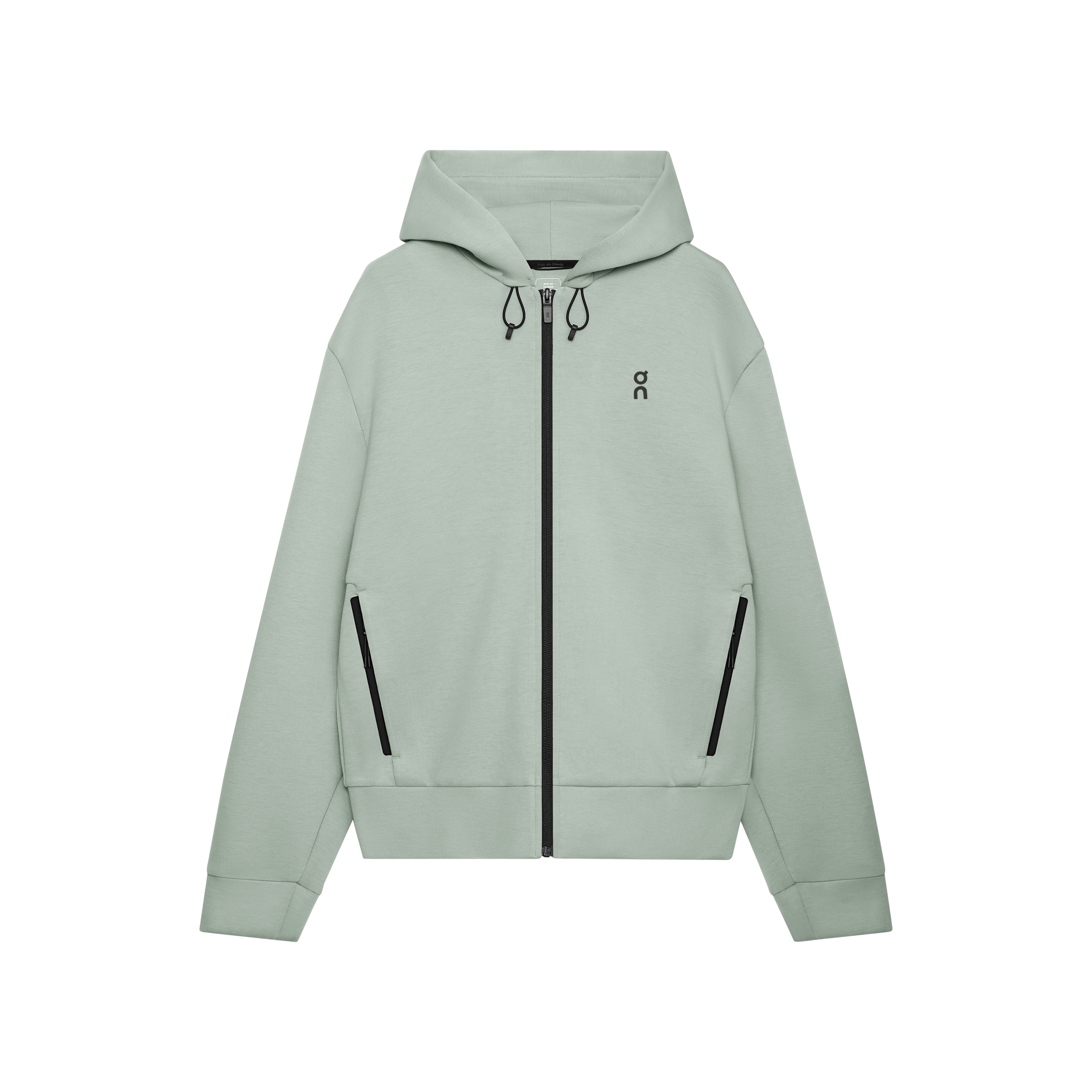 Focus Tech Zip Hoodie in Mineral