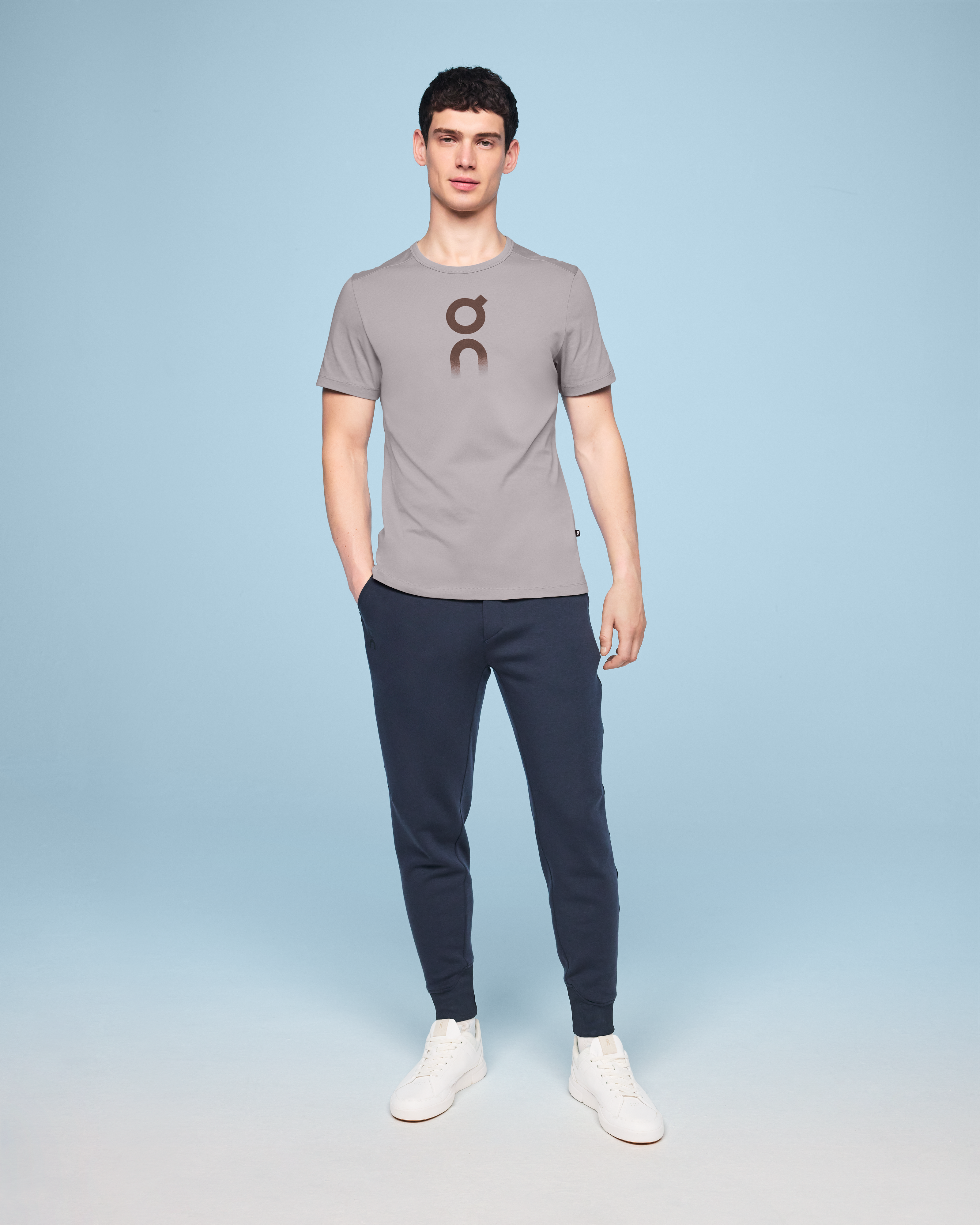 On Graphic-T Zinc Homme Hauts et t-shirts