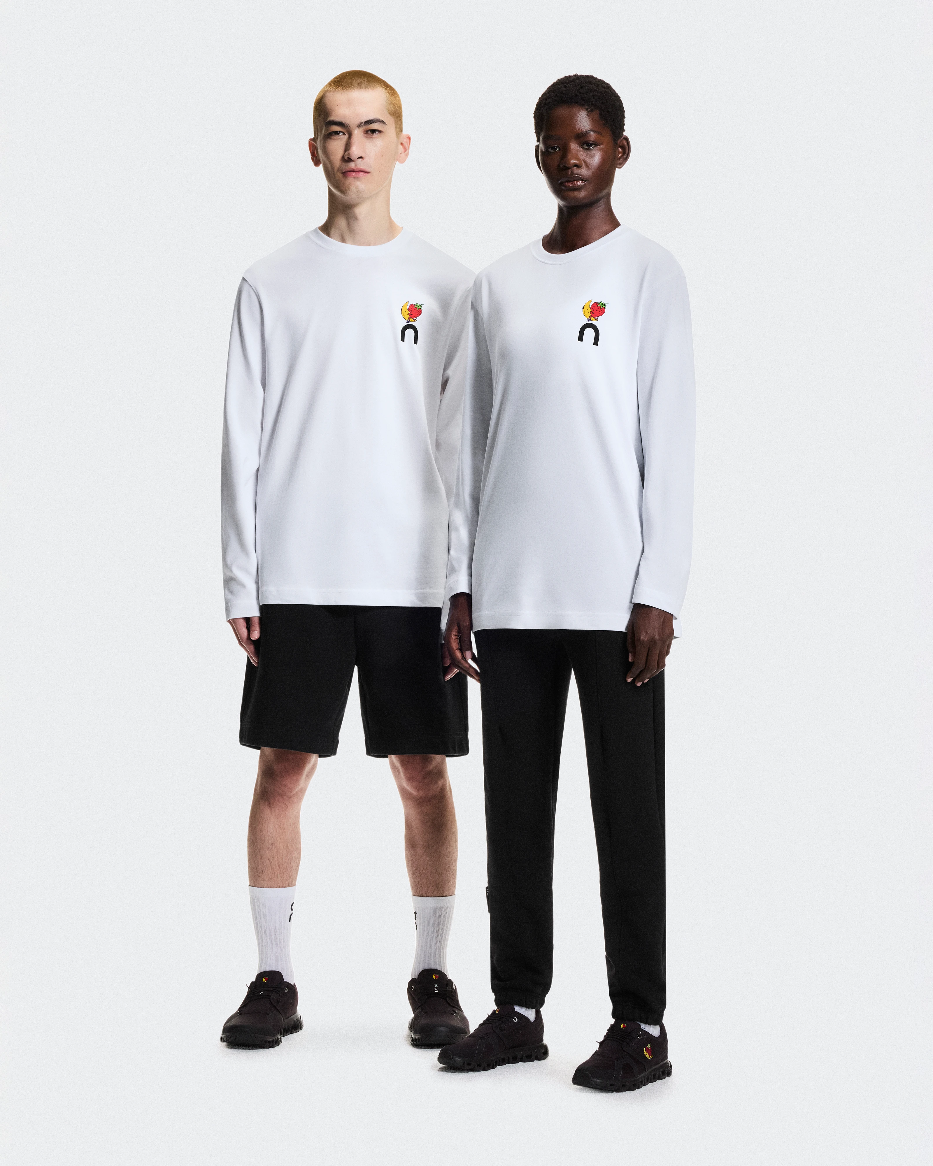 On Long-T SHF White Unisex Tops and t-shirts