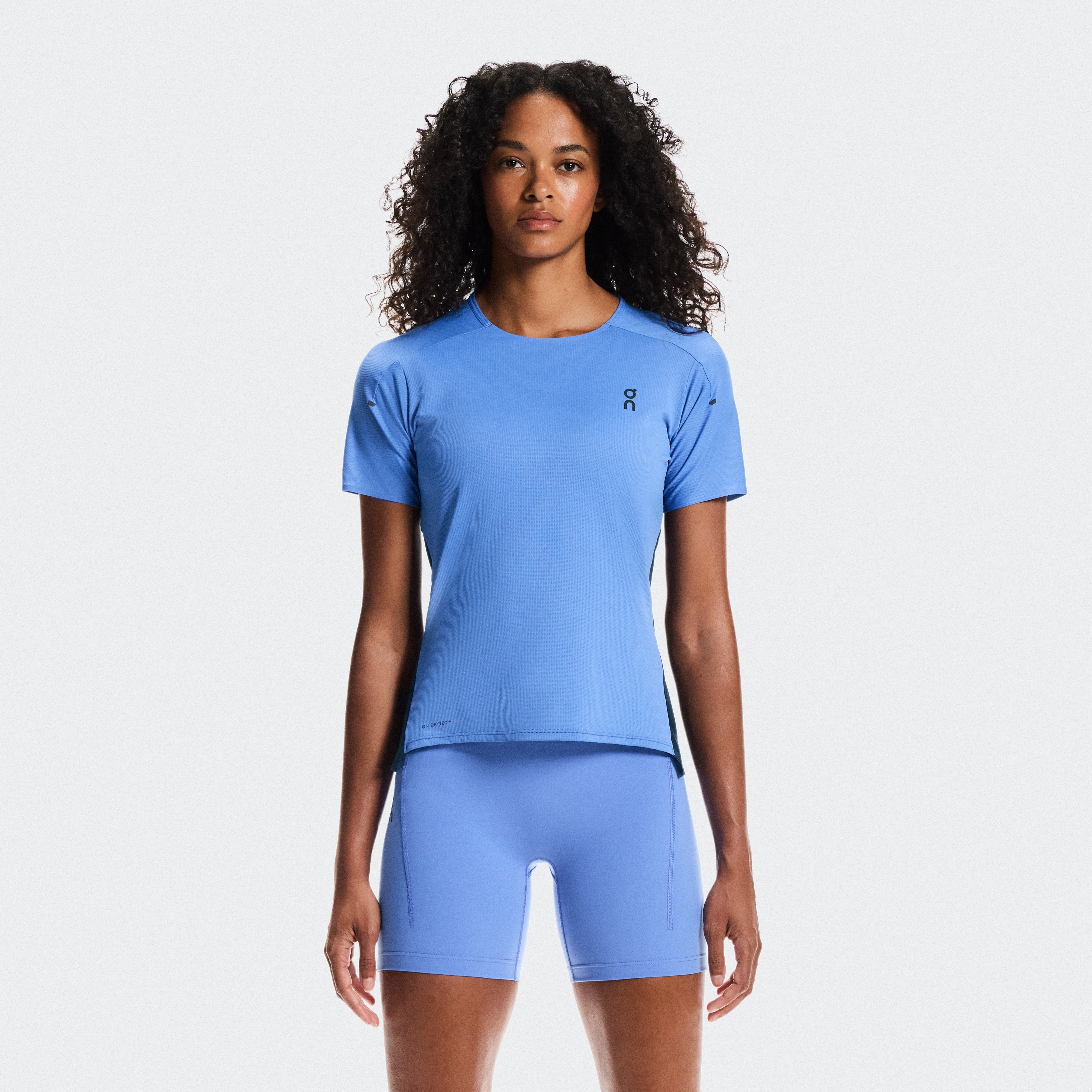 On Performance-T Blue Women Women – Road running, warm weather Tops and t-shirts