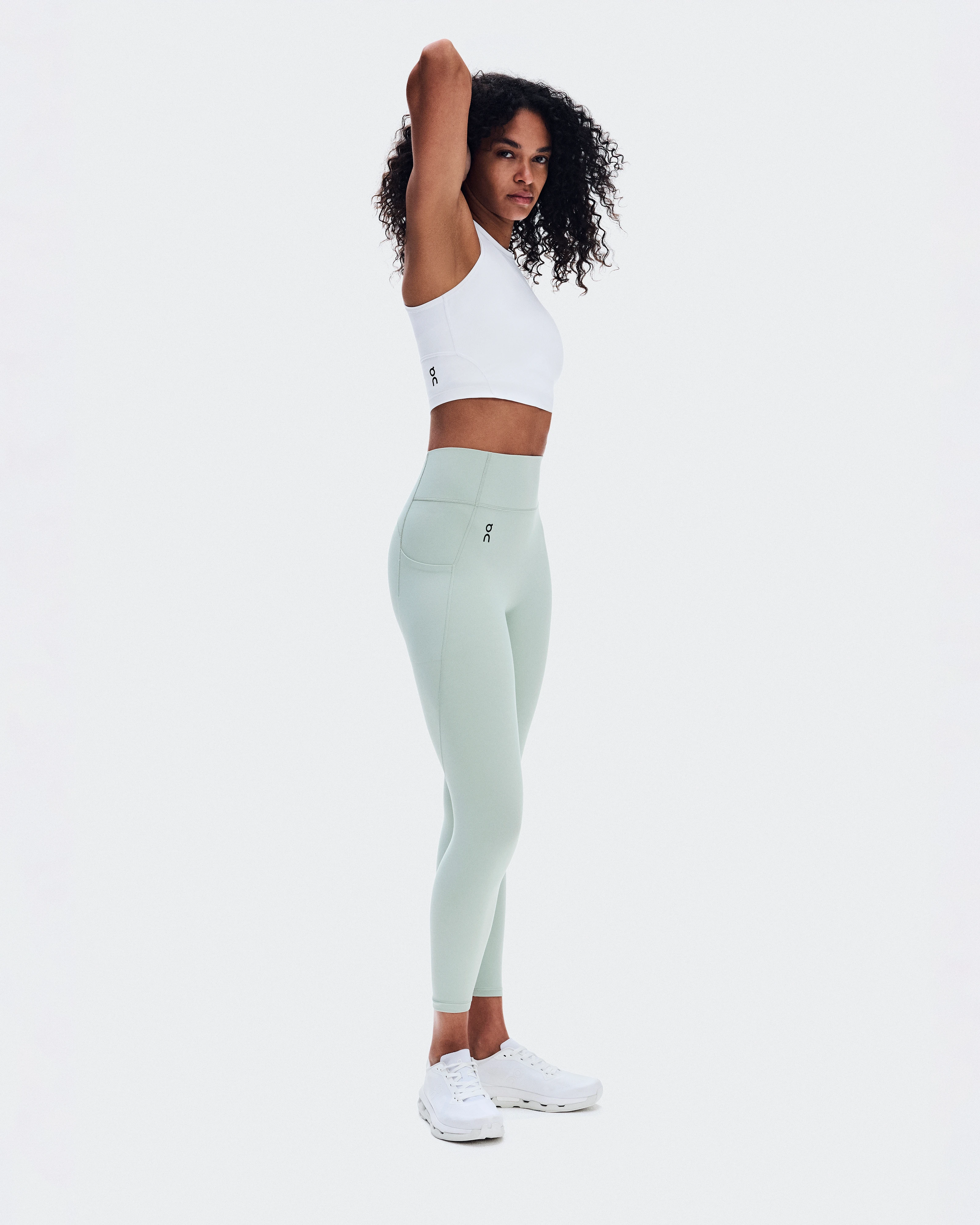 On Studio Tights 7/8 Mineral Femme Leggings