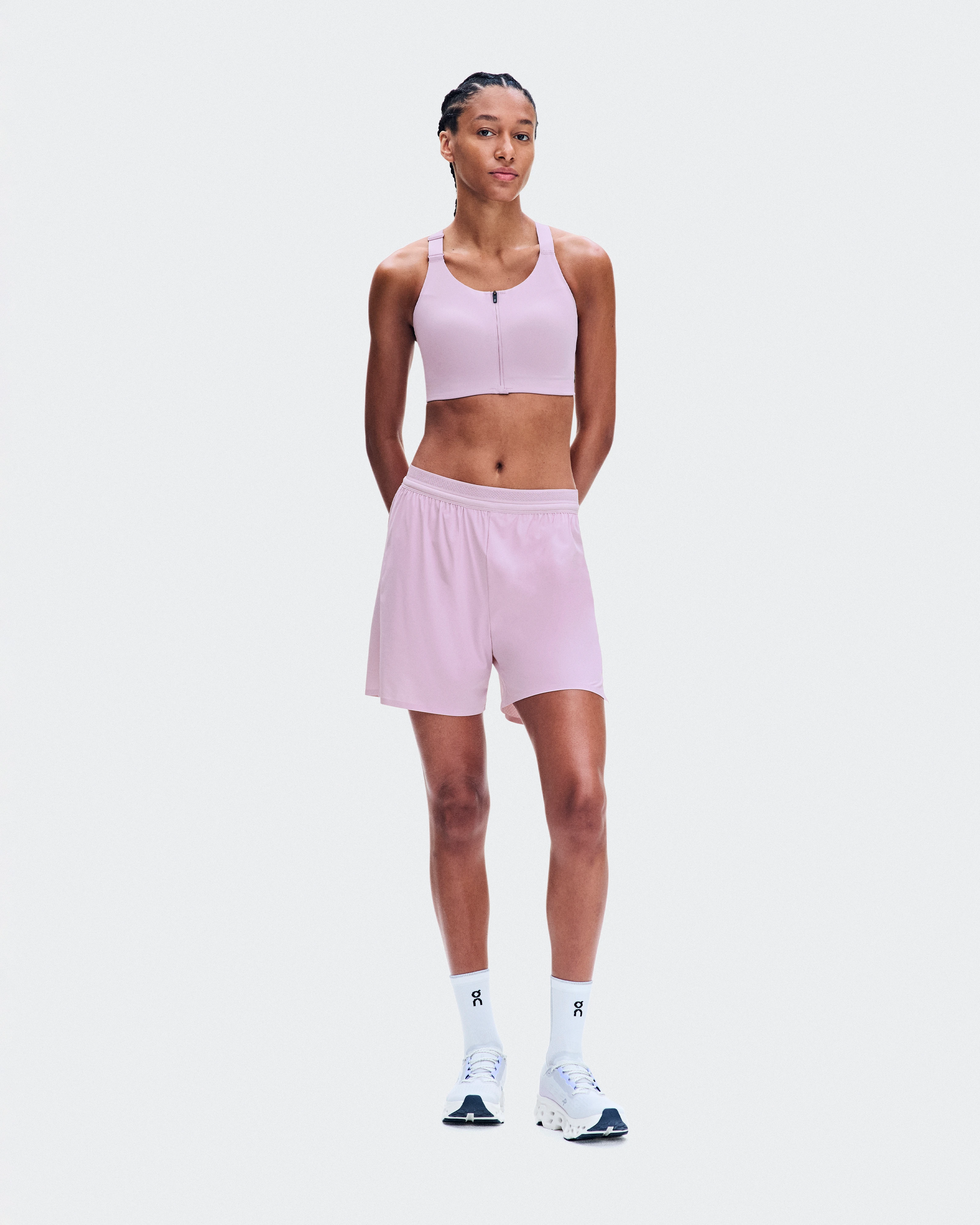 On Endurance Bra Zip Foxglove Women Bras