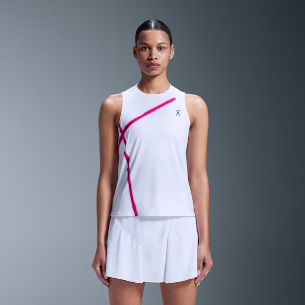 Court Tank Top in White