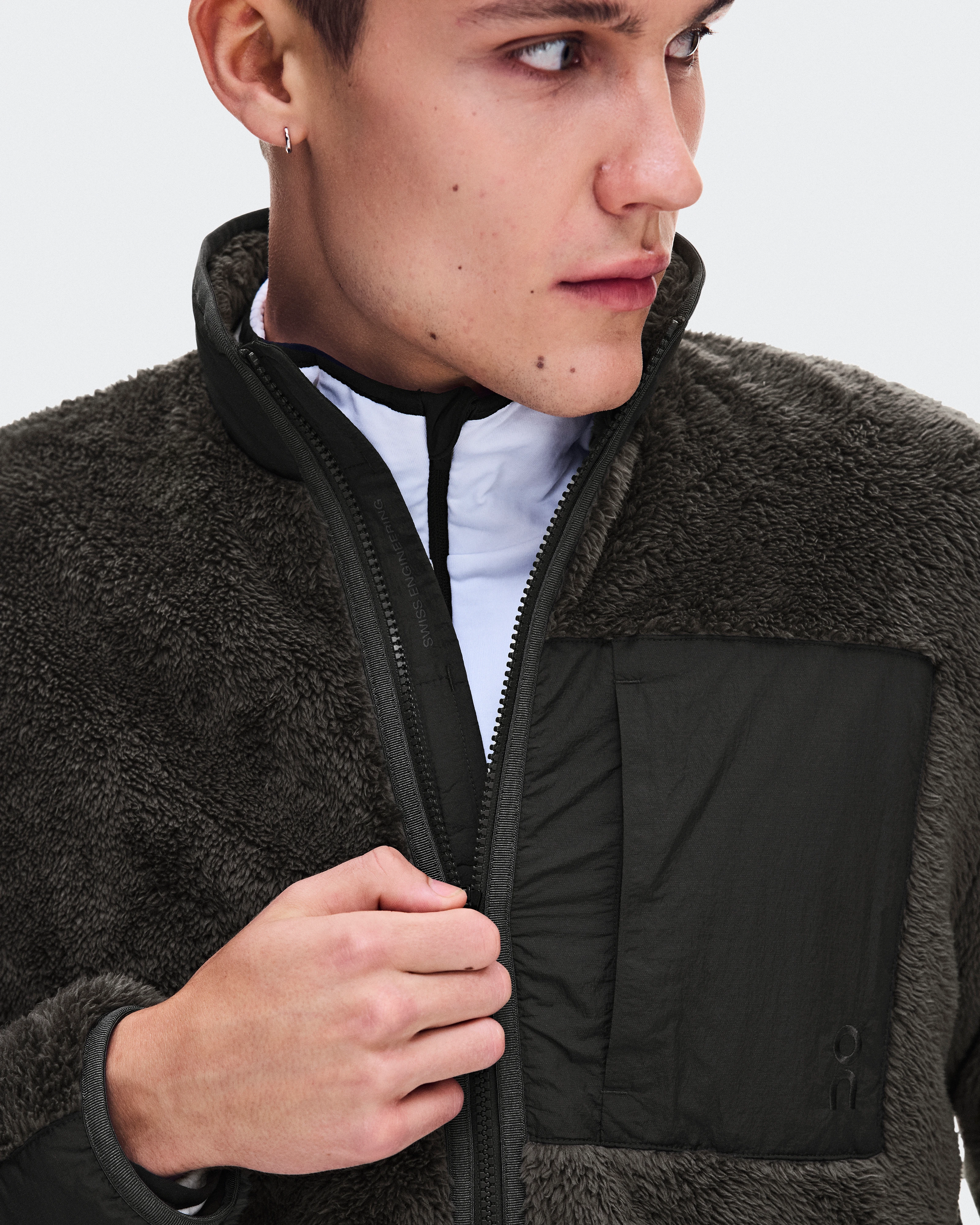 On Ascent Fleece Jacket Espresso Unisex Jackets