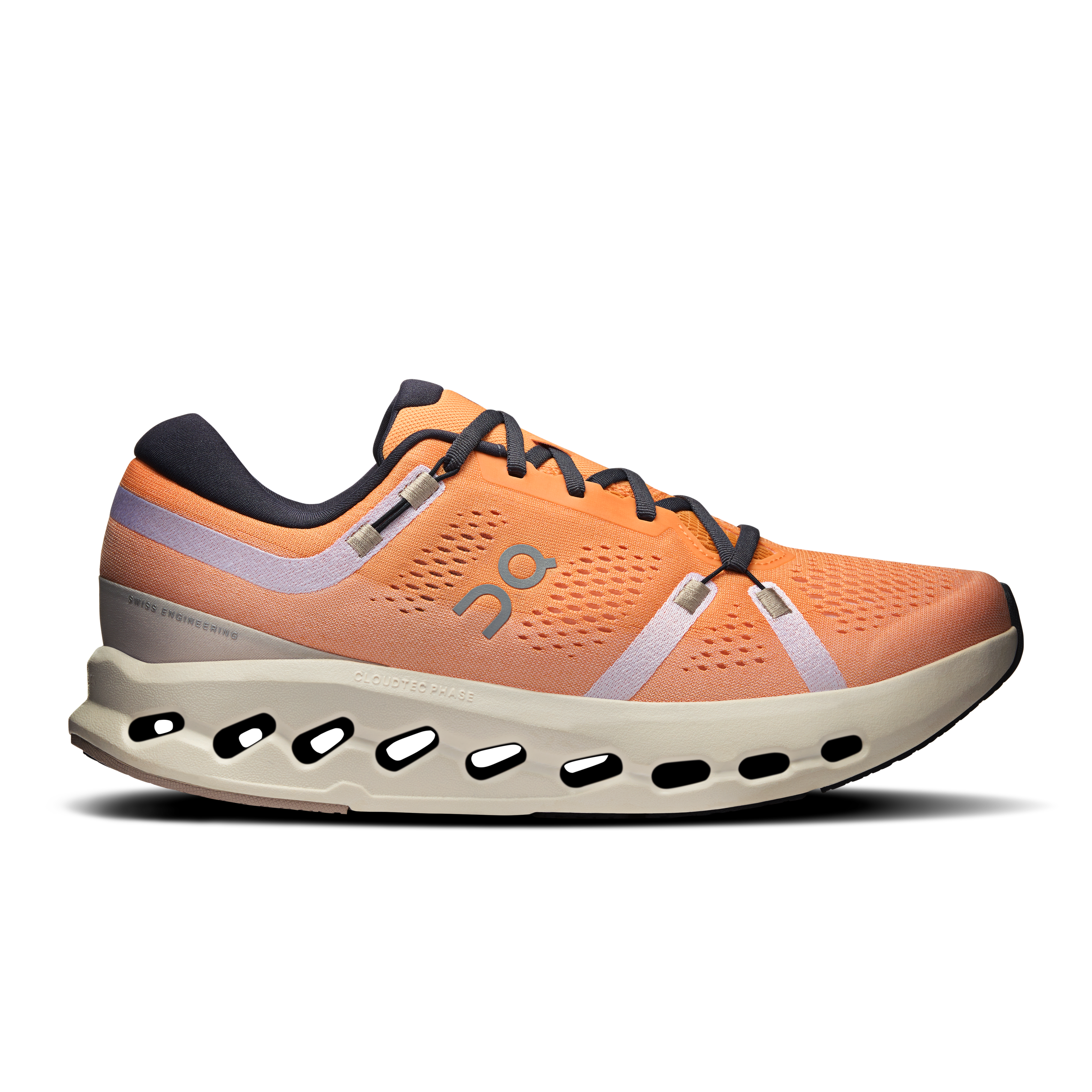 Cloudsurfer 2 Road Running Shoe in Tangerine/Ivory