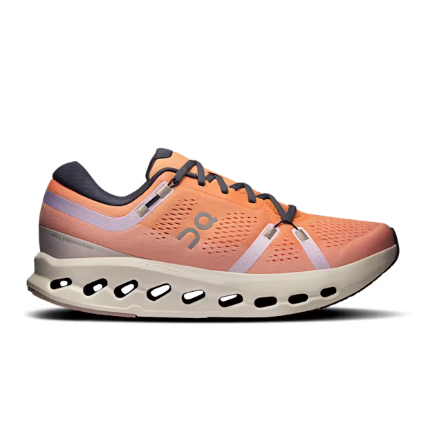 Cloudsurfer 2 Road Running Shoe in Tangerine/Ivory