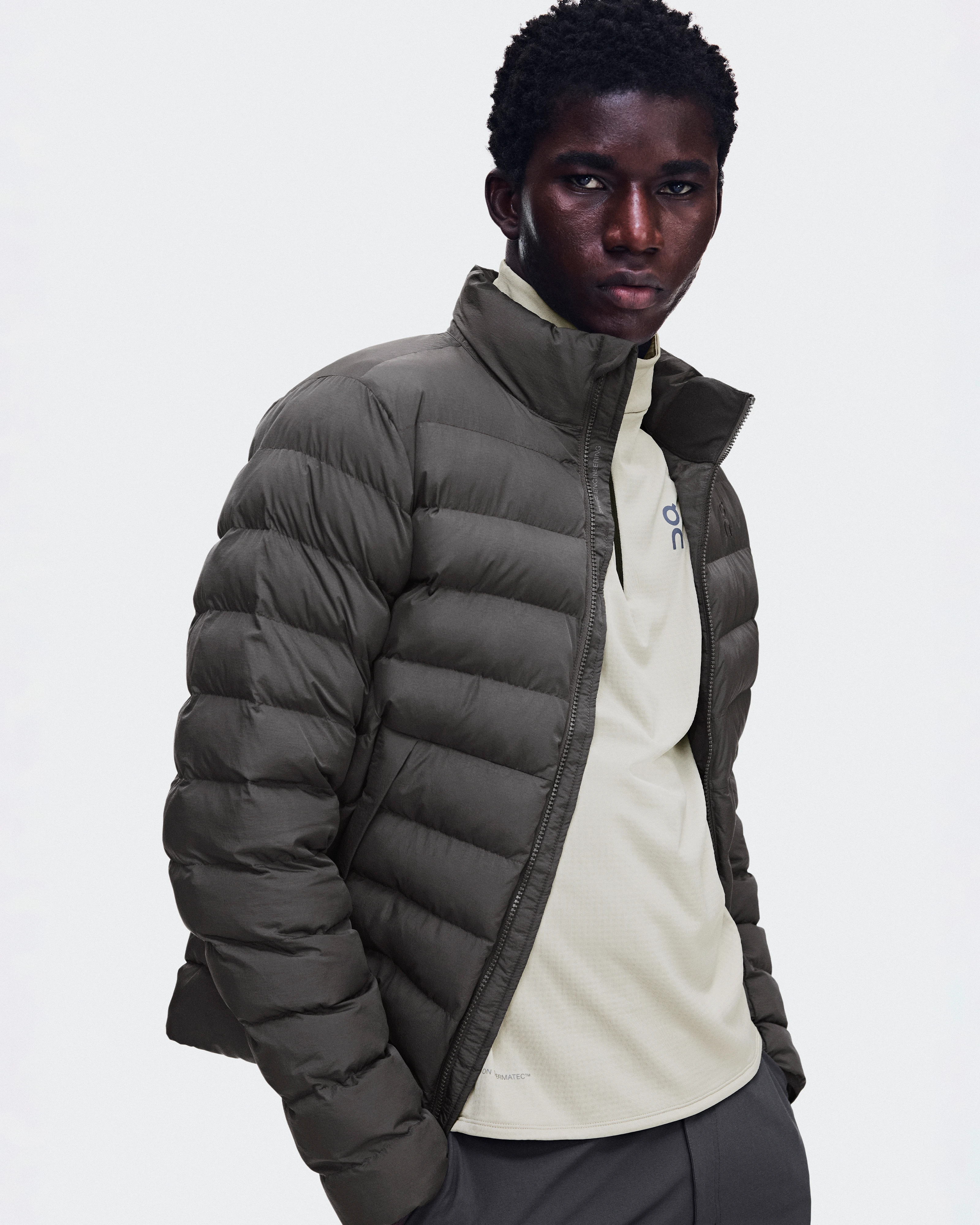 On Ascent Puffer Jacket Espresso Men Jackets