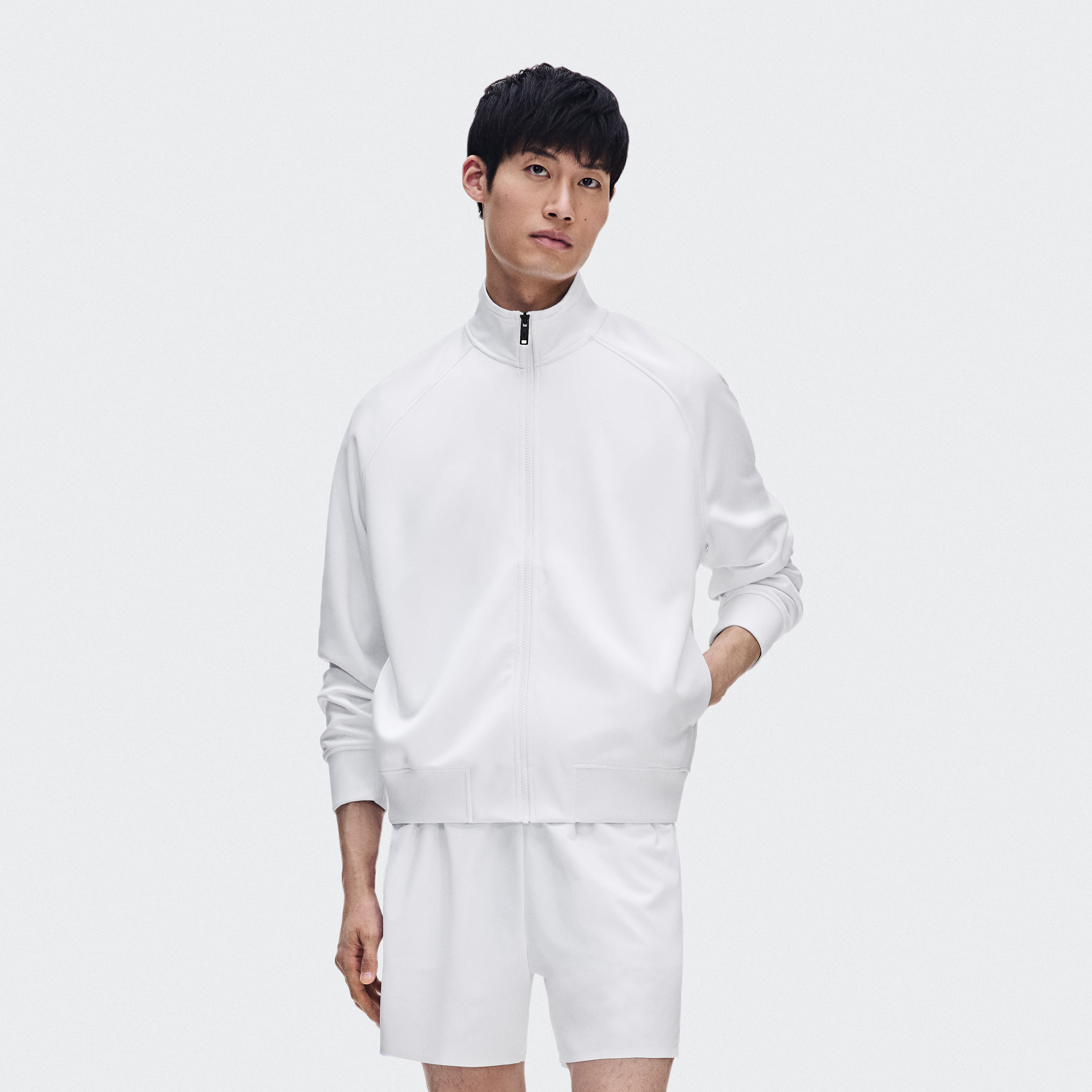 Courtside Full Zip LDN in White