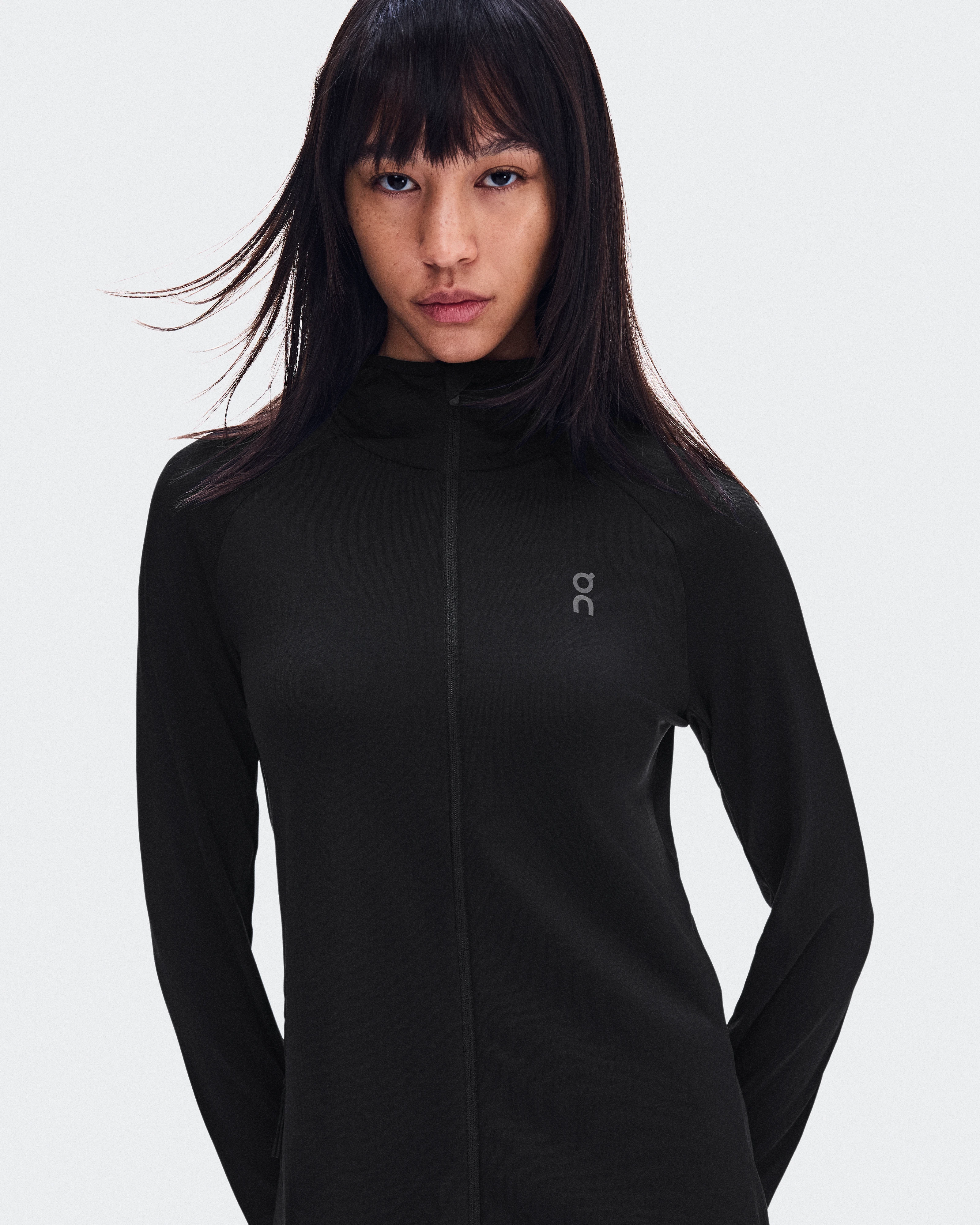 On Climate Zip Hoodie Black Women Hoodies and sweatshirts