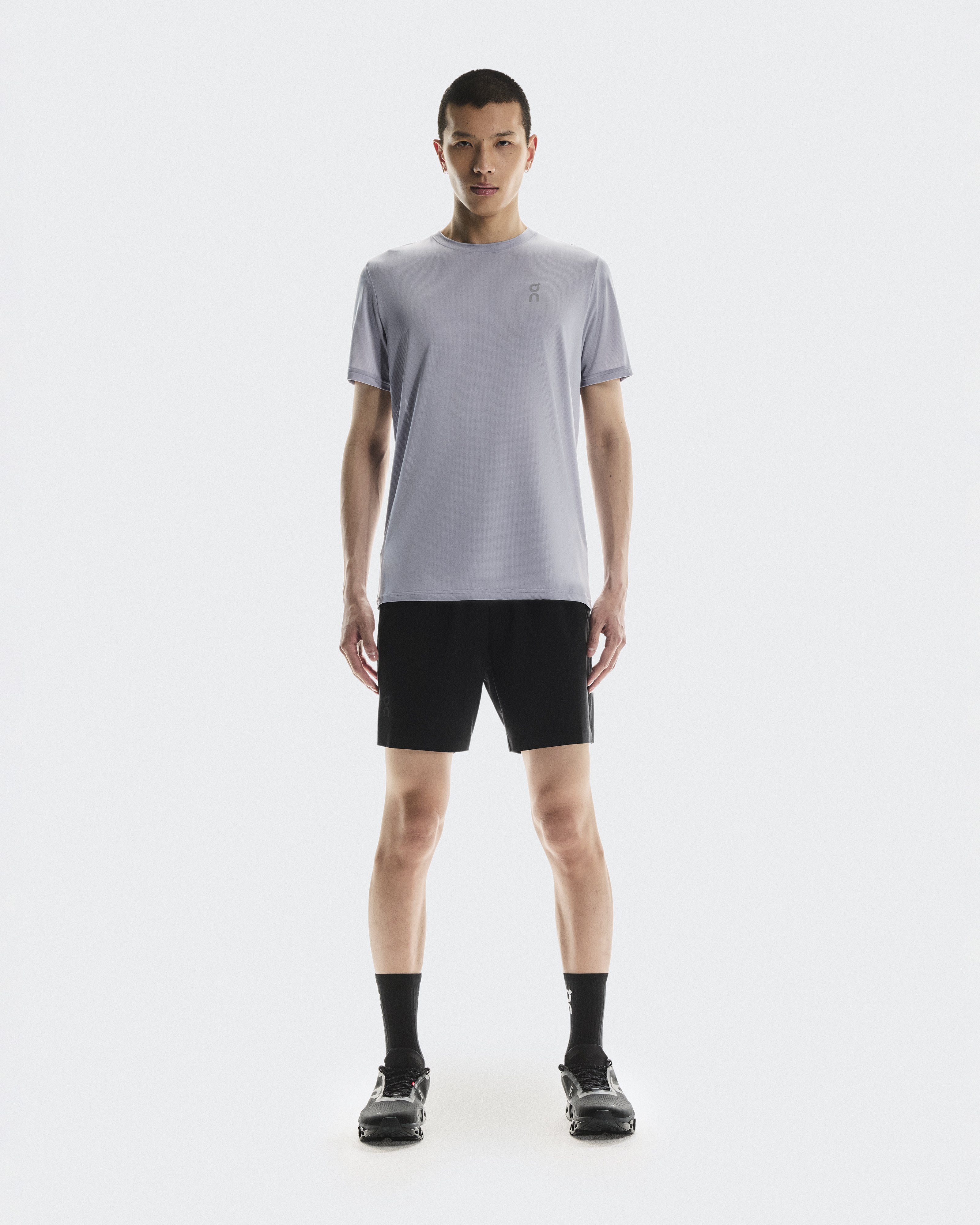 On Core-T Camiseta de Manga Corta para Hombre en Lilac, Talla: Large, Polyester