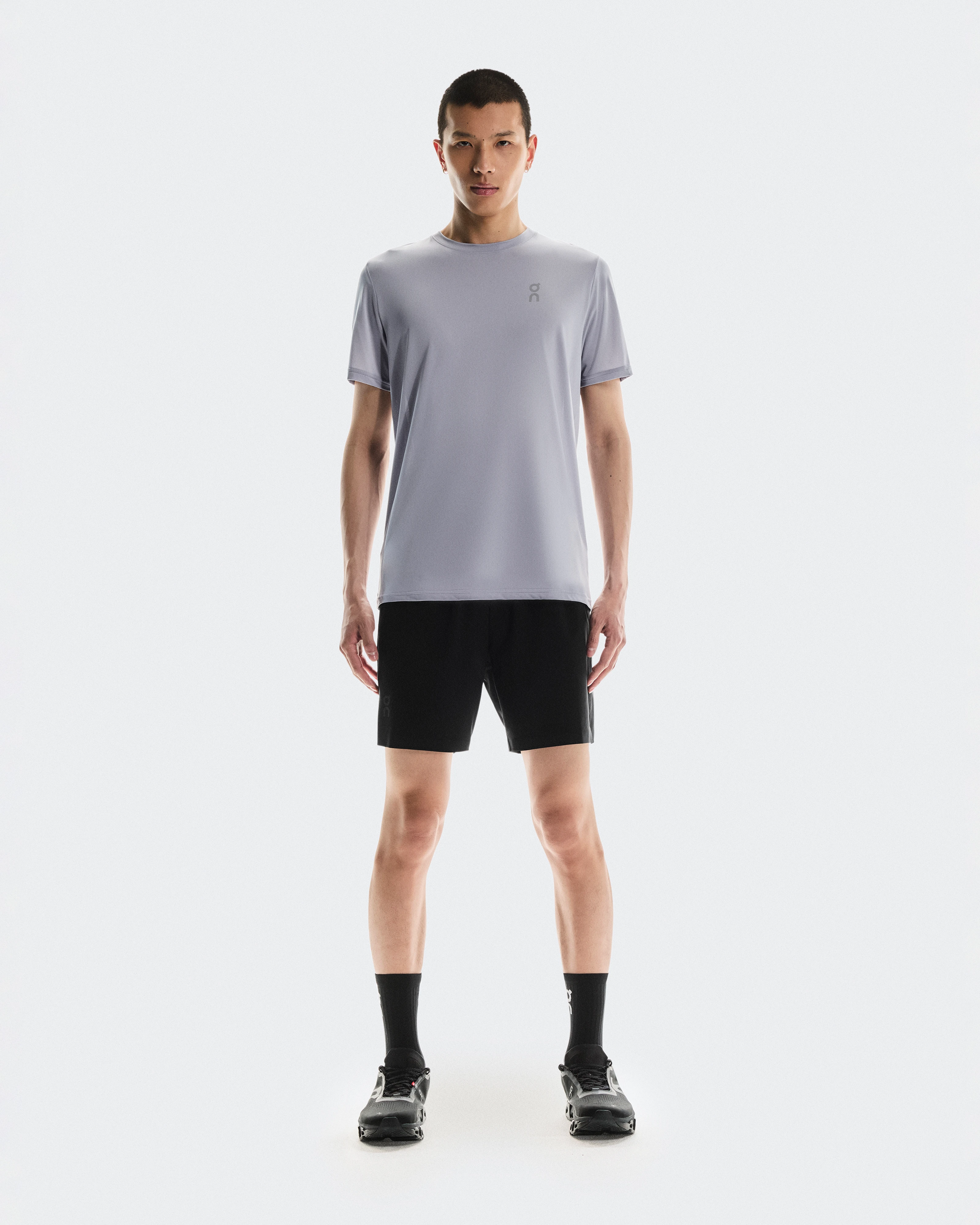 On Core-T Lilac Hombre Camisetas