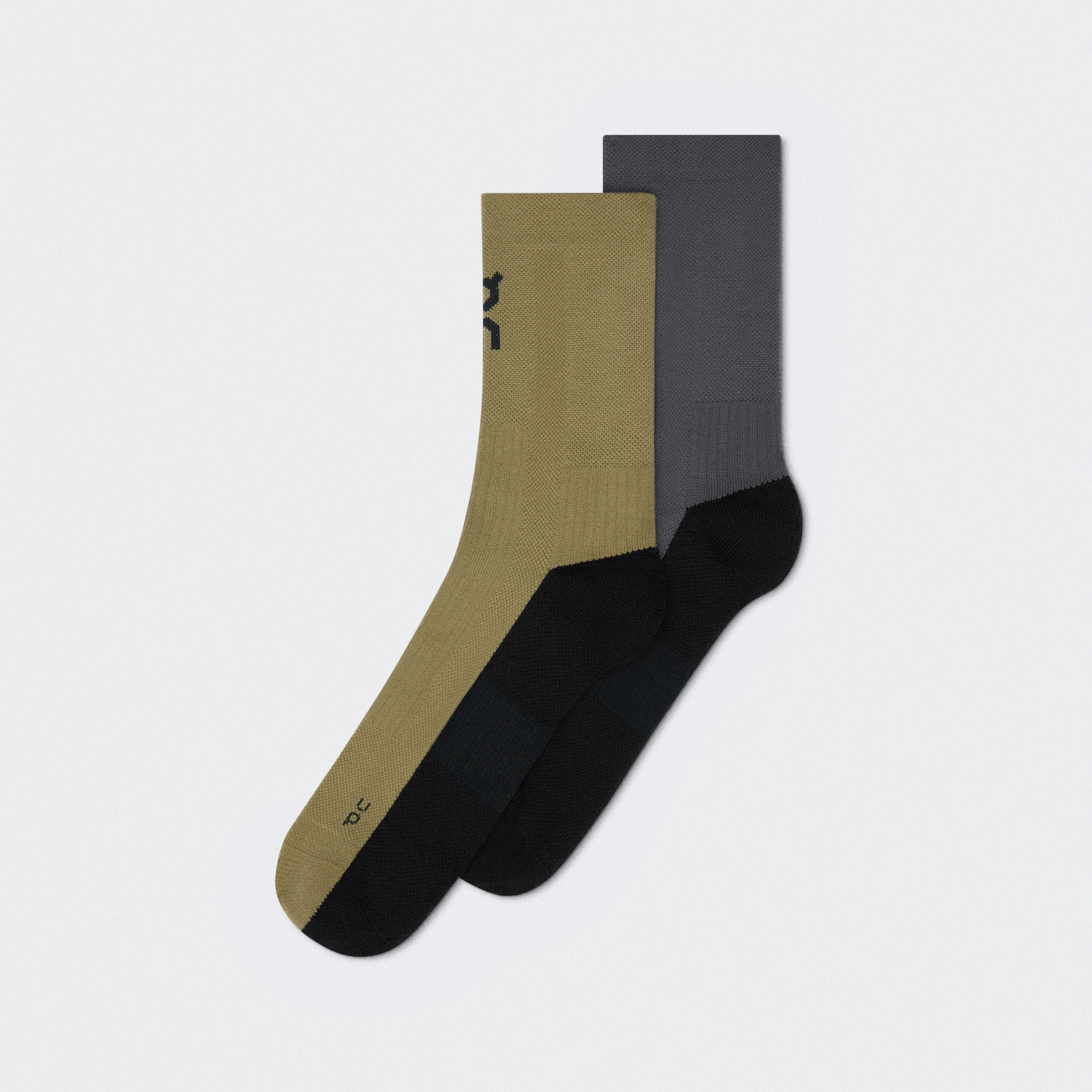 On Trail Sock High 2P Green Grey Unisex Unisex – Hiking, outdoors, ergonomic construction Socks