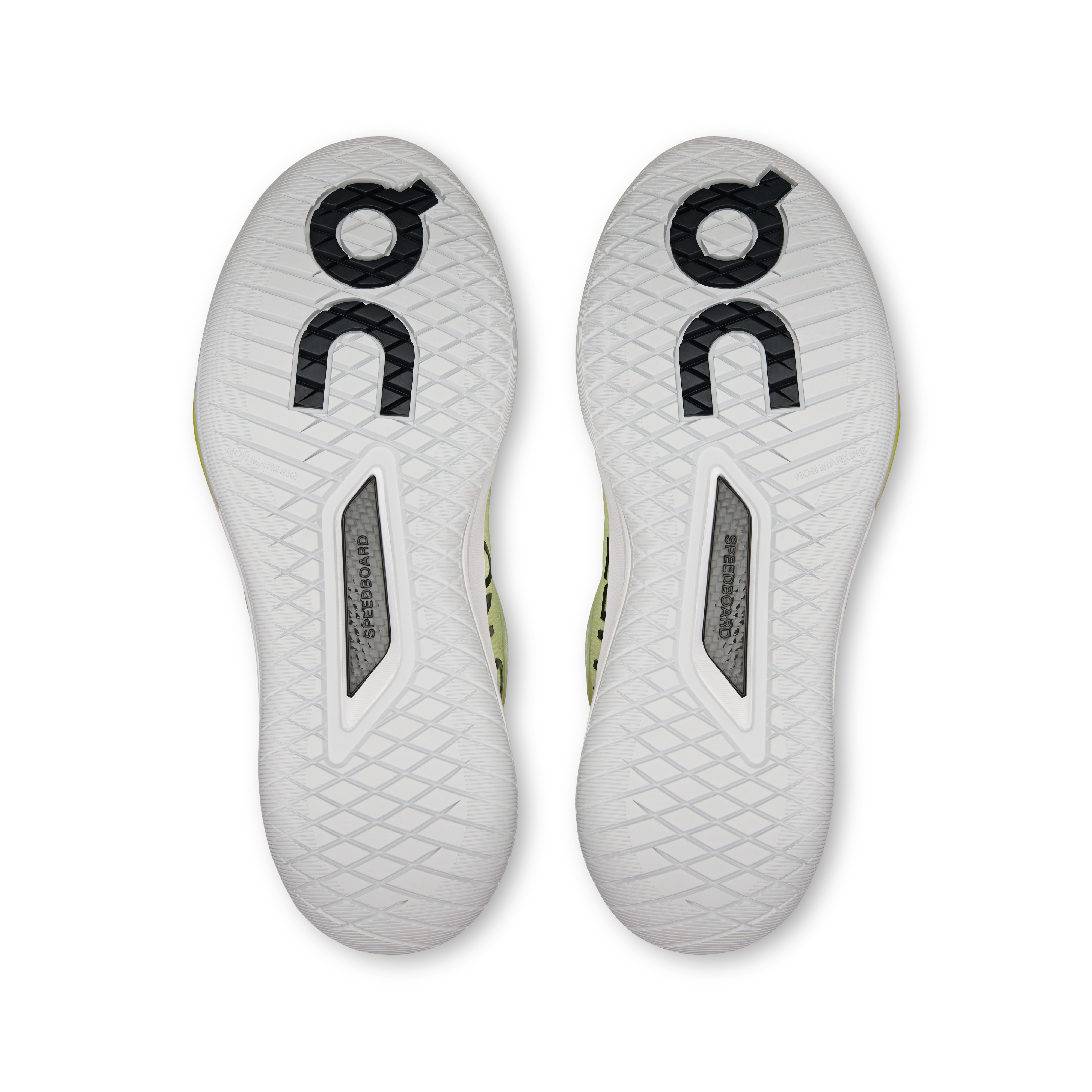 On THE ROGER Pro 3 Linen & Lime Women Tennis Shoes