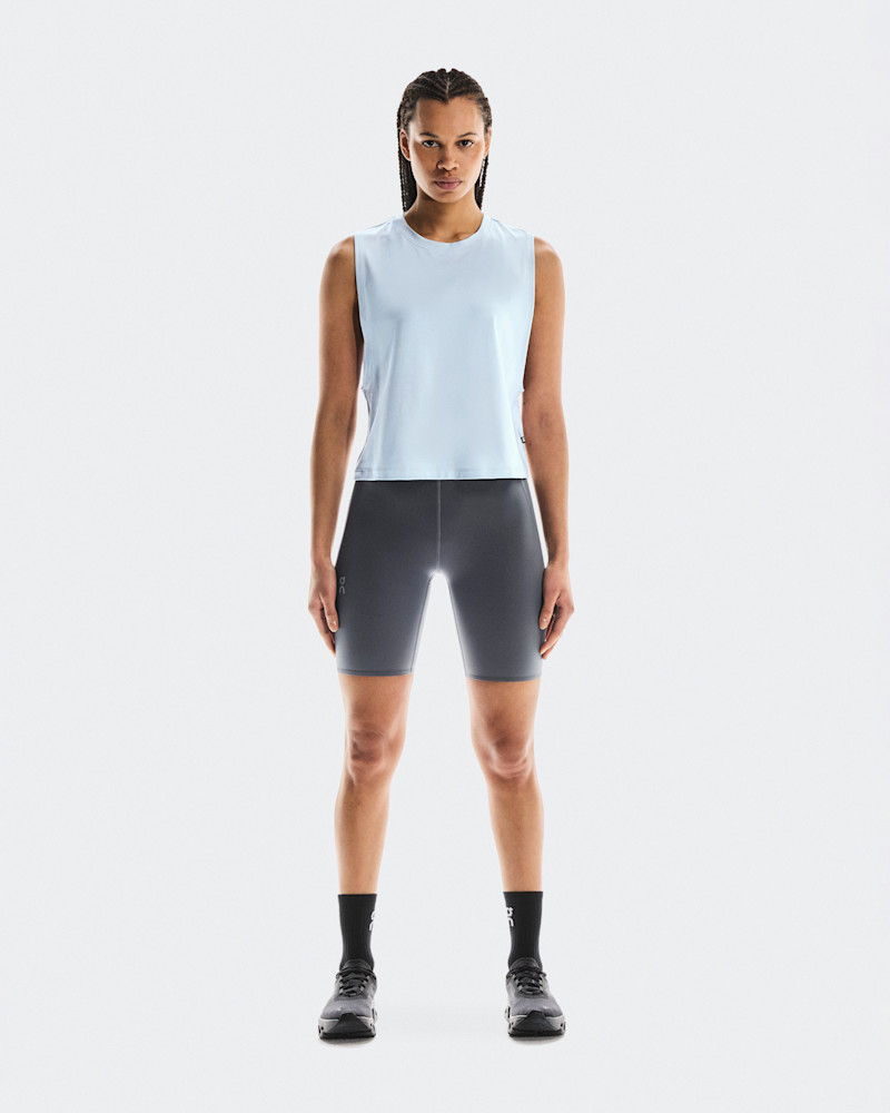 On Women's Train Tights 1/2 in Rock, Size: XXL, Polyamide