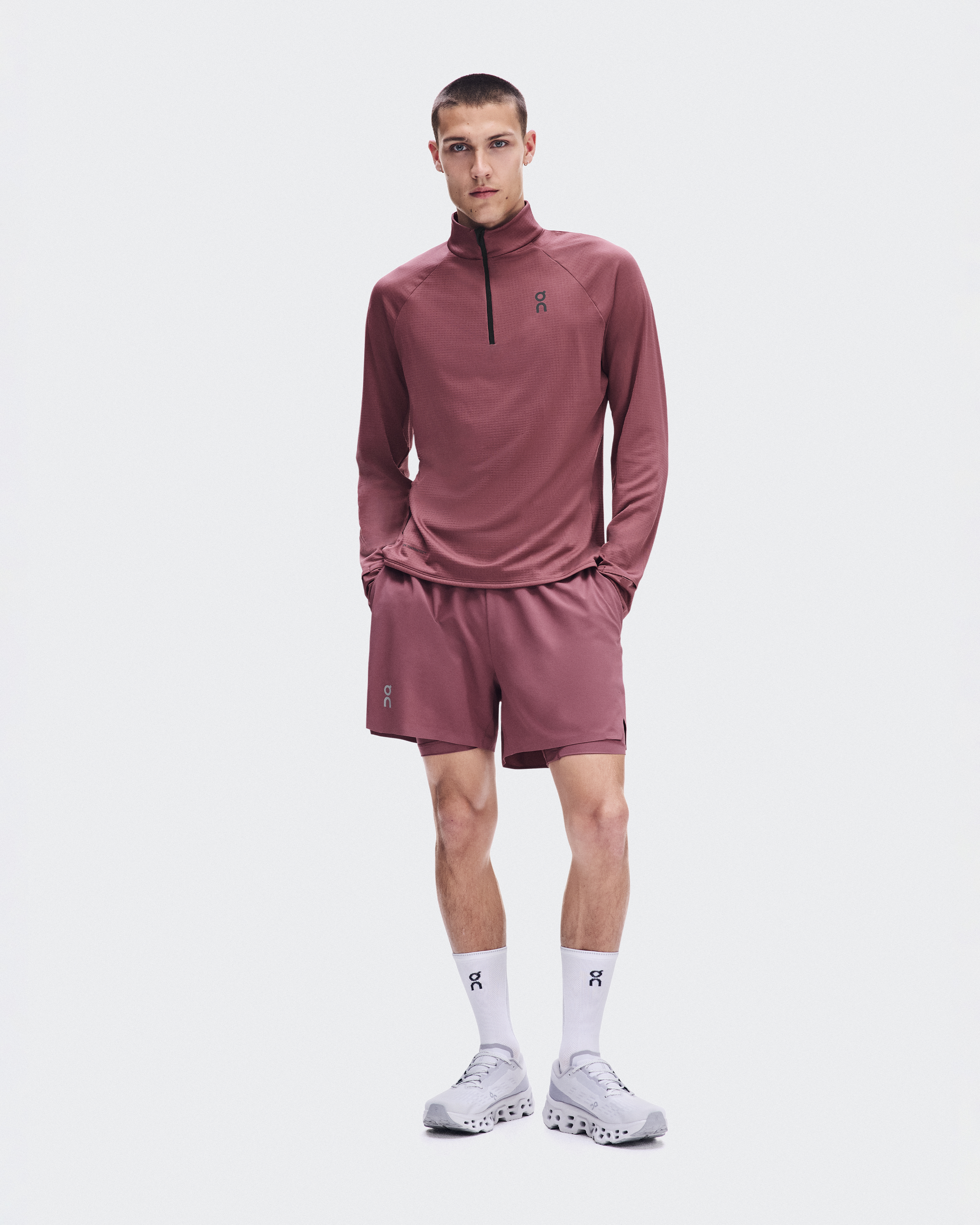 Train 2-in-1 Shorts in Barberry