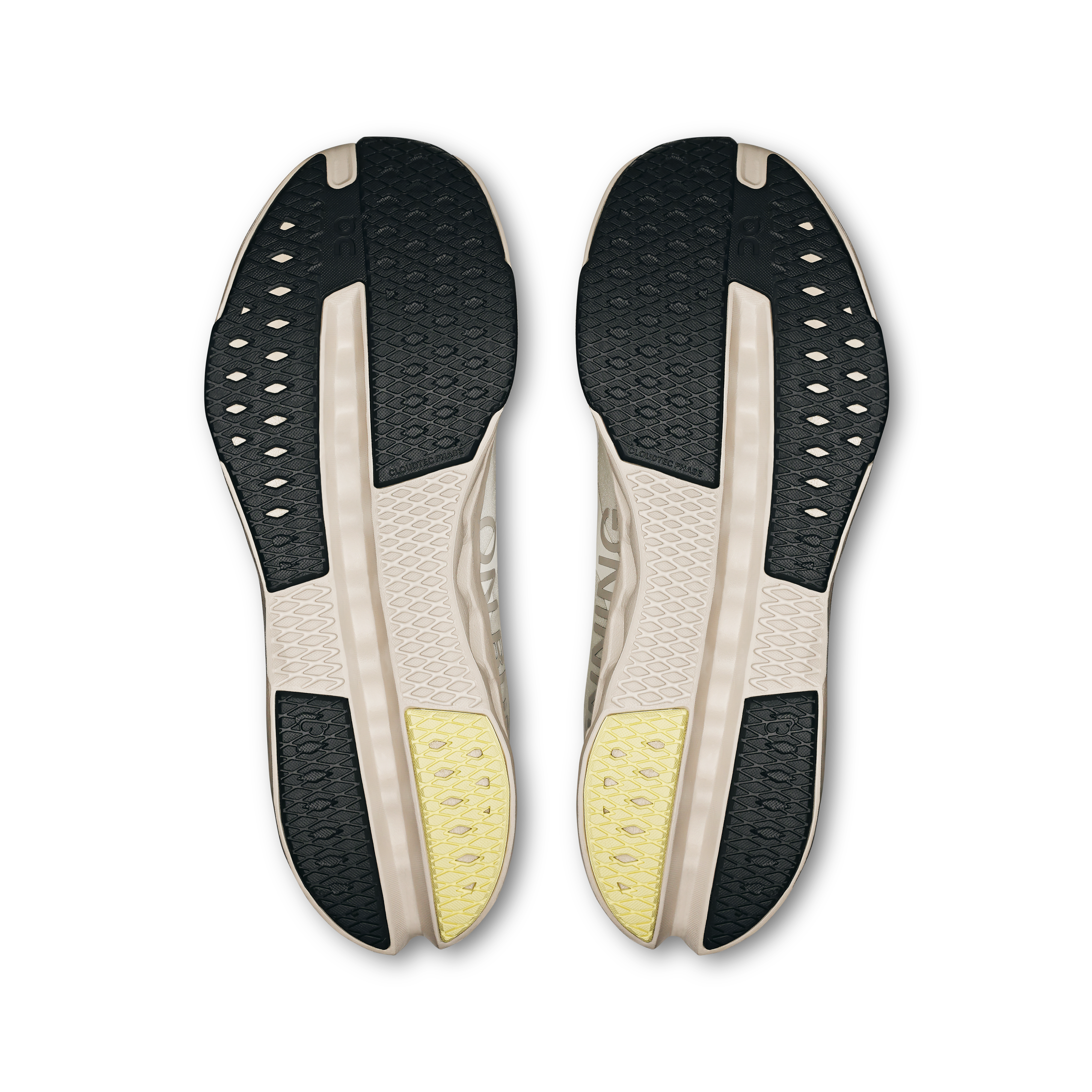 On Cloudsurfer Next Ivory & Silver Herren Strassenlauf Schuhe
