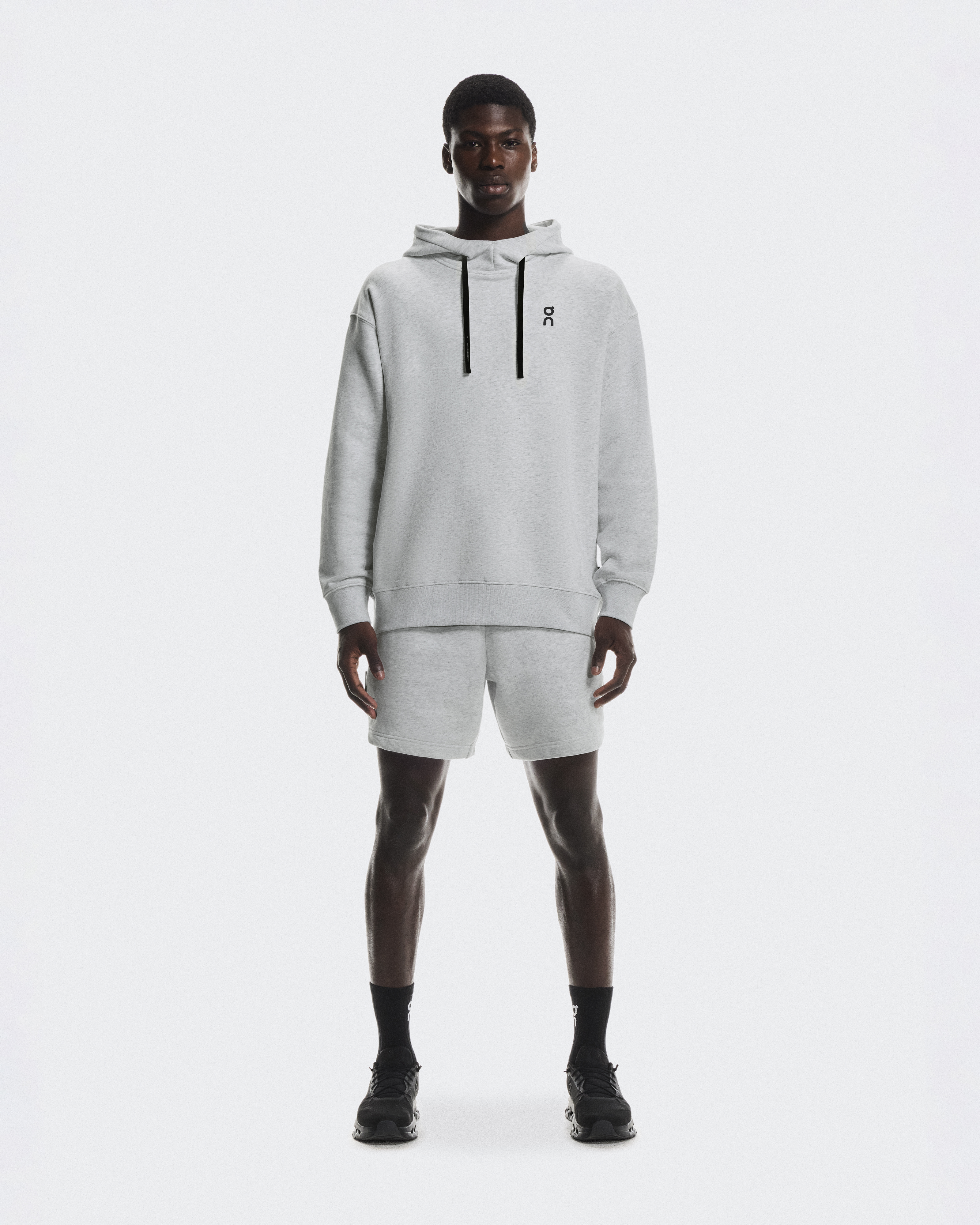 トップス On Club Hoodie Graphic L Club Hoodie Graphic Masculino | Bege | On Brasil