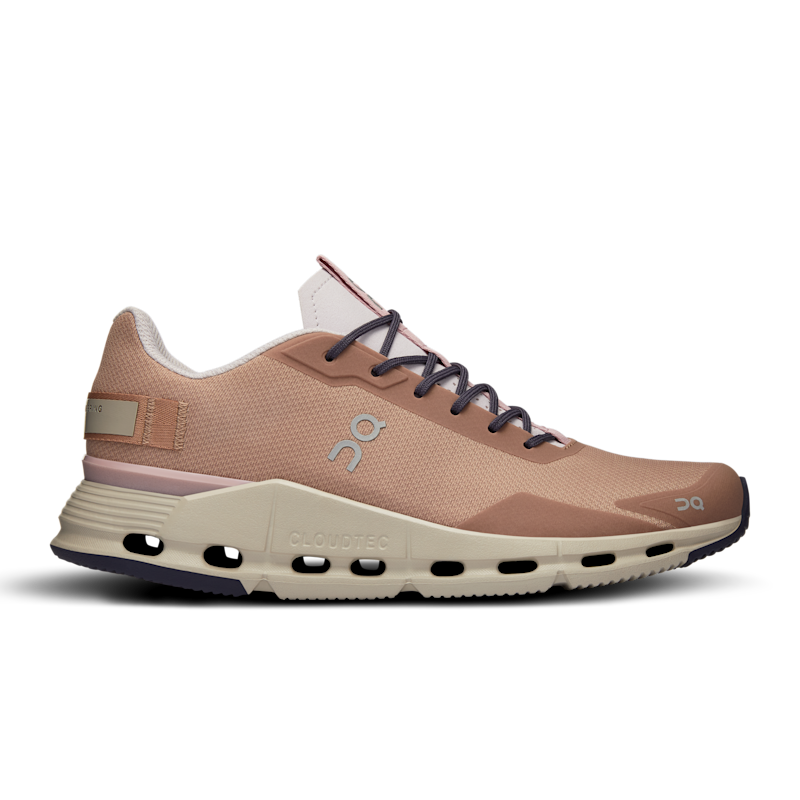 On Women's Cloudnova Form Lifestyle Shoe in Rosebrown/Orchid, Size: 36