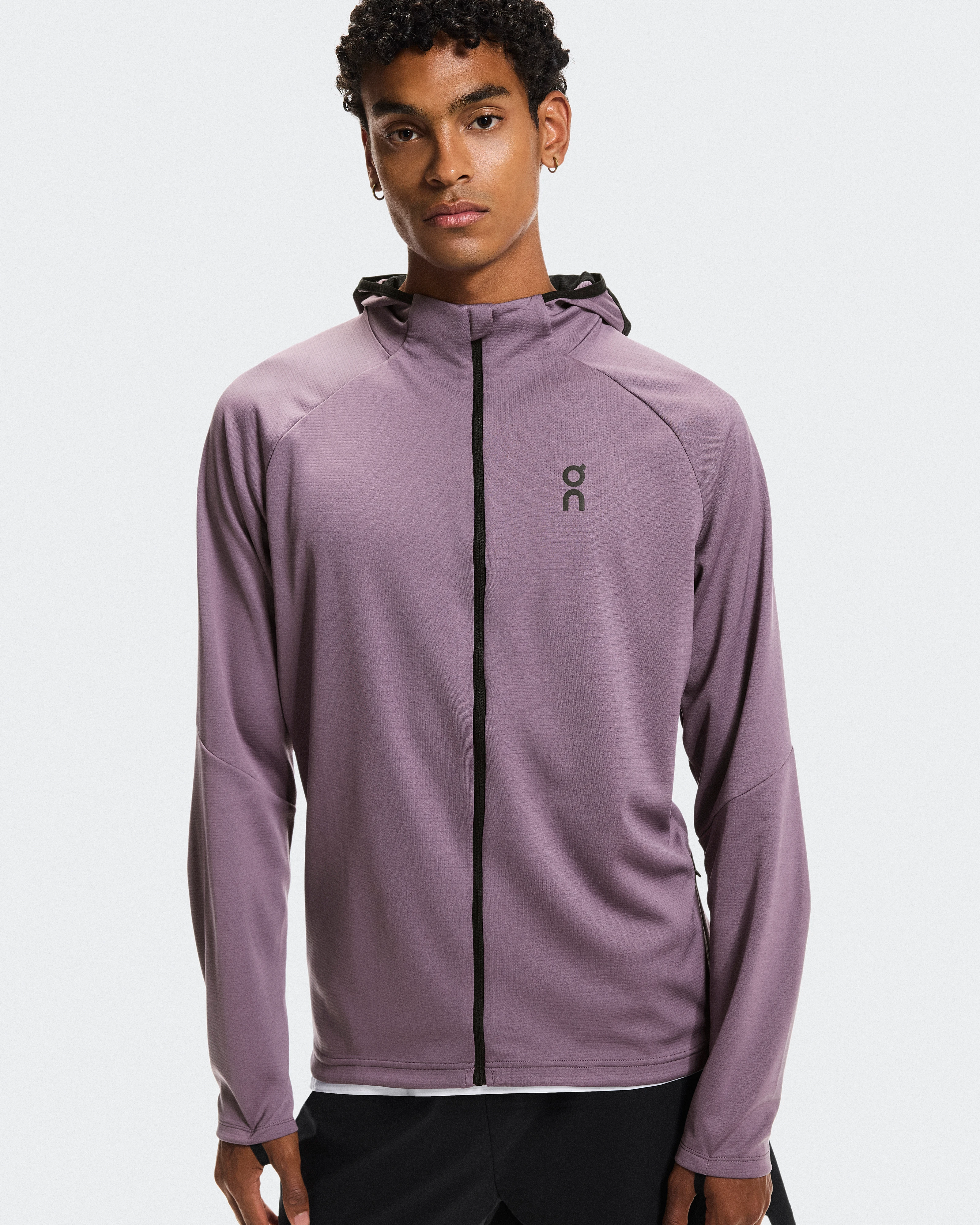 On Climate Zip Hoodie Dewberry Men Hoodies and sweatshirts