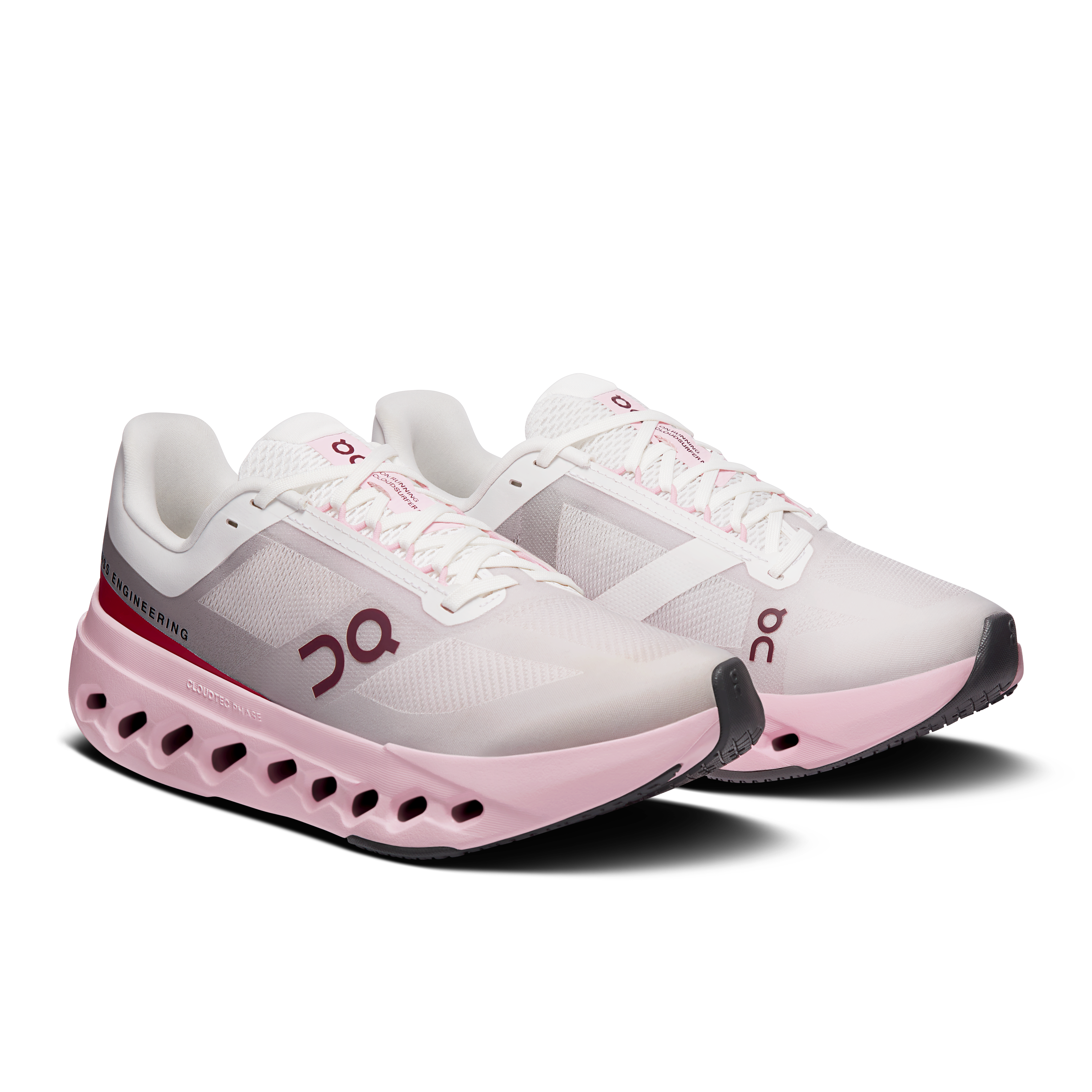 On Cloudsurfer Next Peony & Ivory Women Road running Shoes