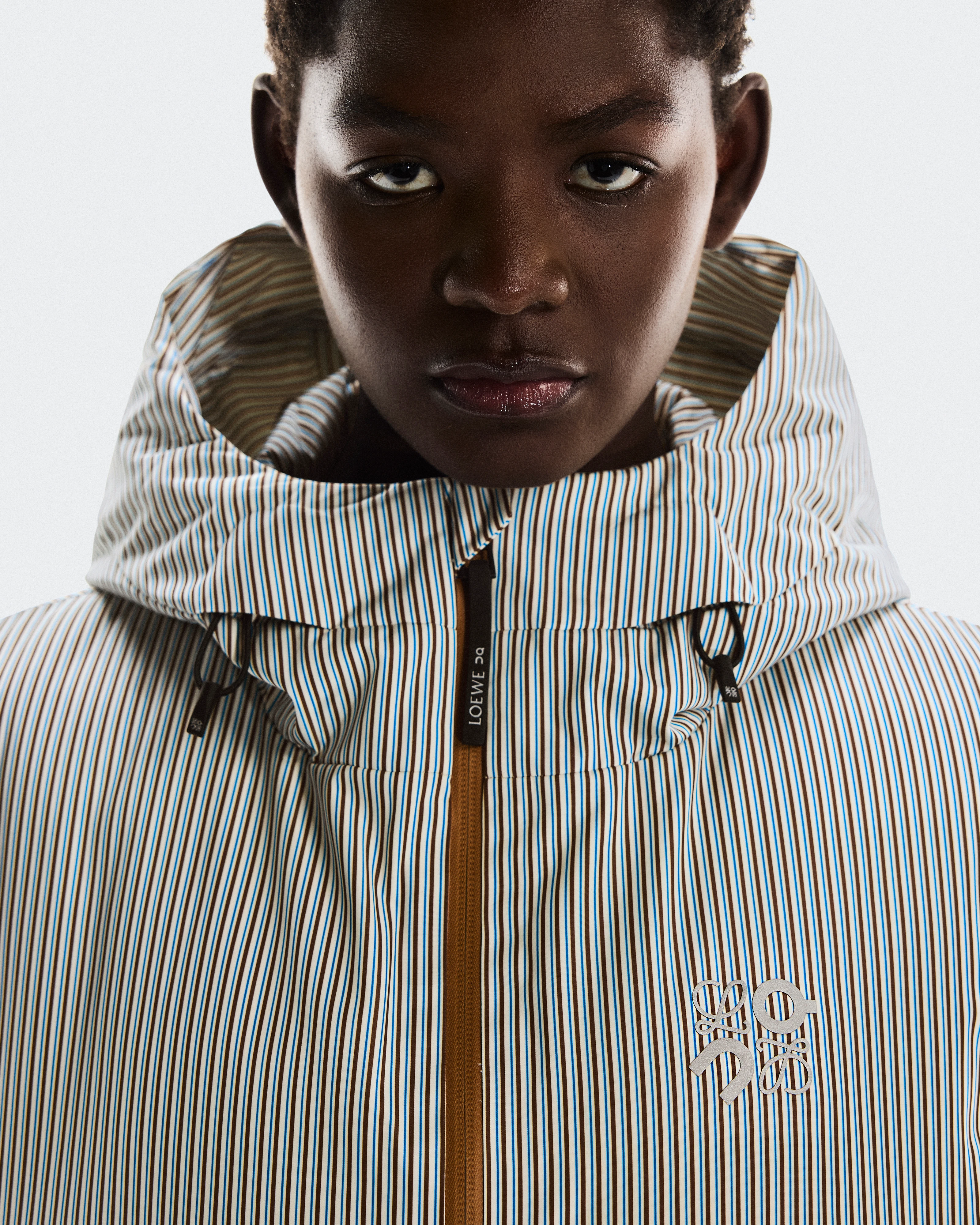 On Puffer Vest LOEWE Beige & Blue Unisex Jackets