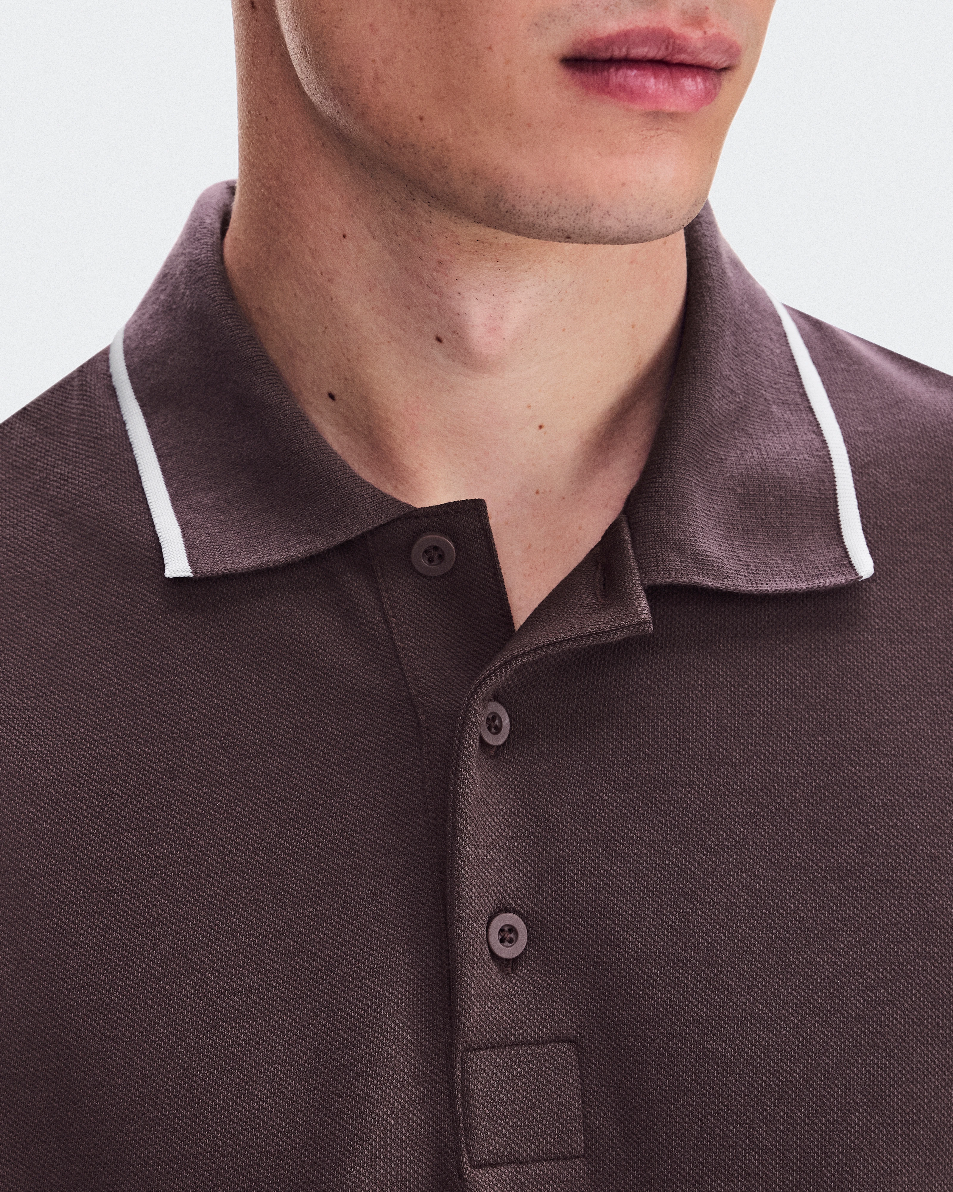 On Courtside Polo Mulberry Men Tops and t-shirts