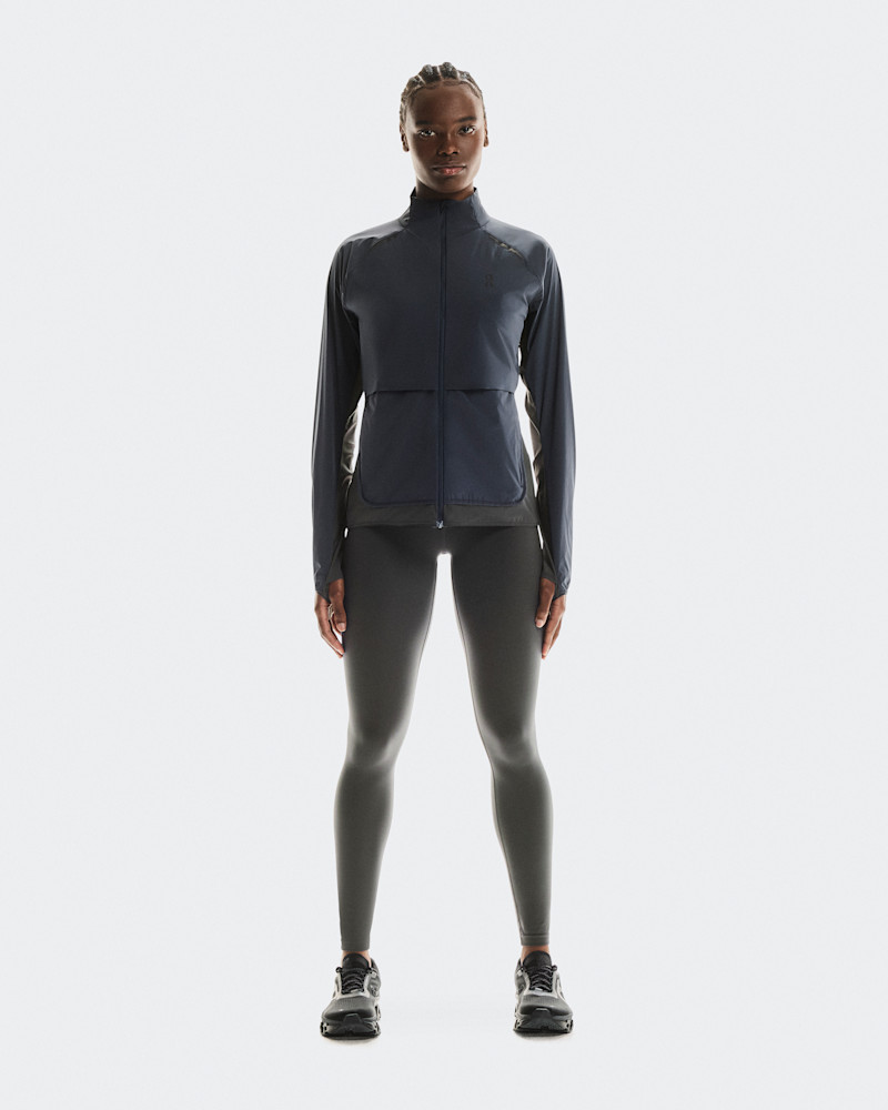 On Women's Weather Jacket Insulated in Navy/Eclipse, Size: Small, Polyamide Mesh Polyester