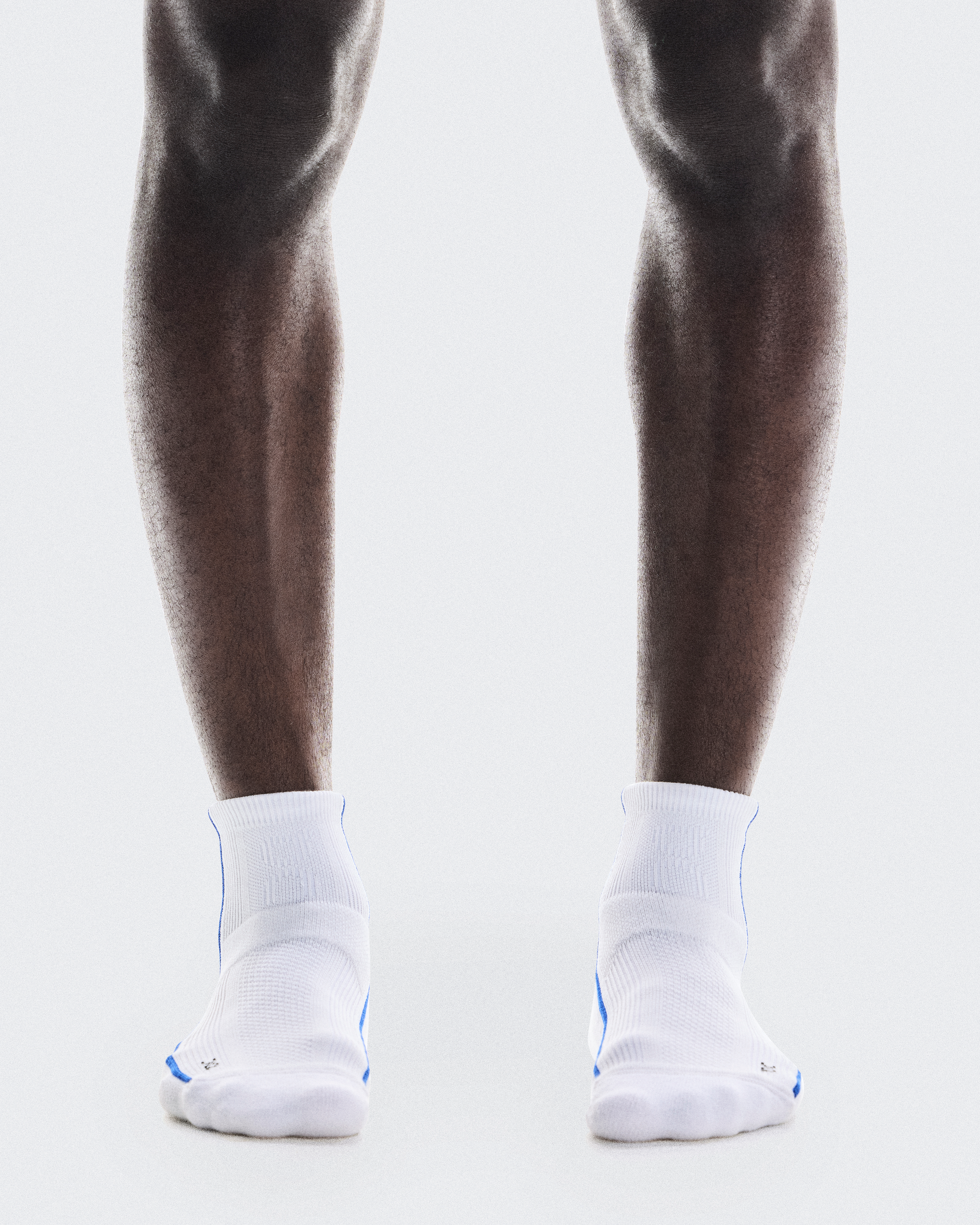 Court Sock MidUnisex / White | Indigo / 35-37.5